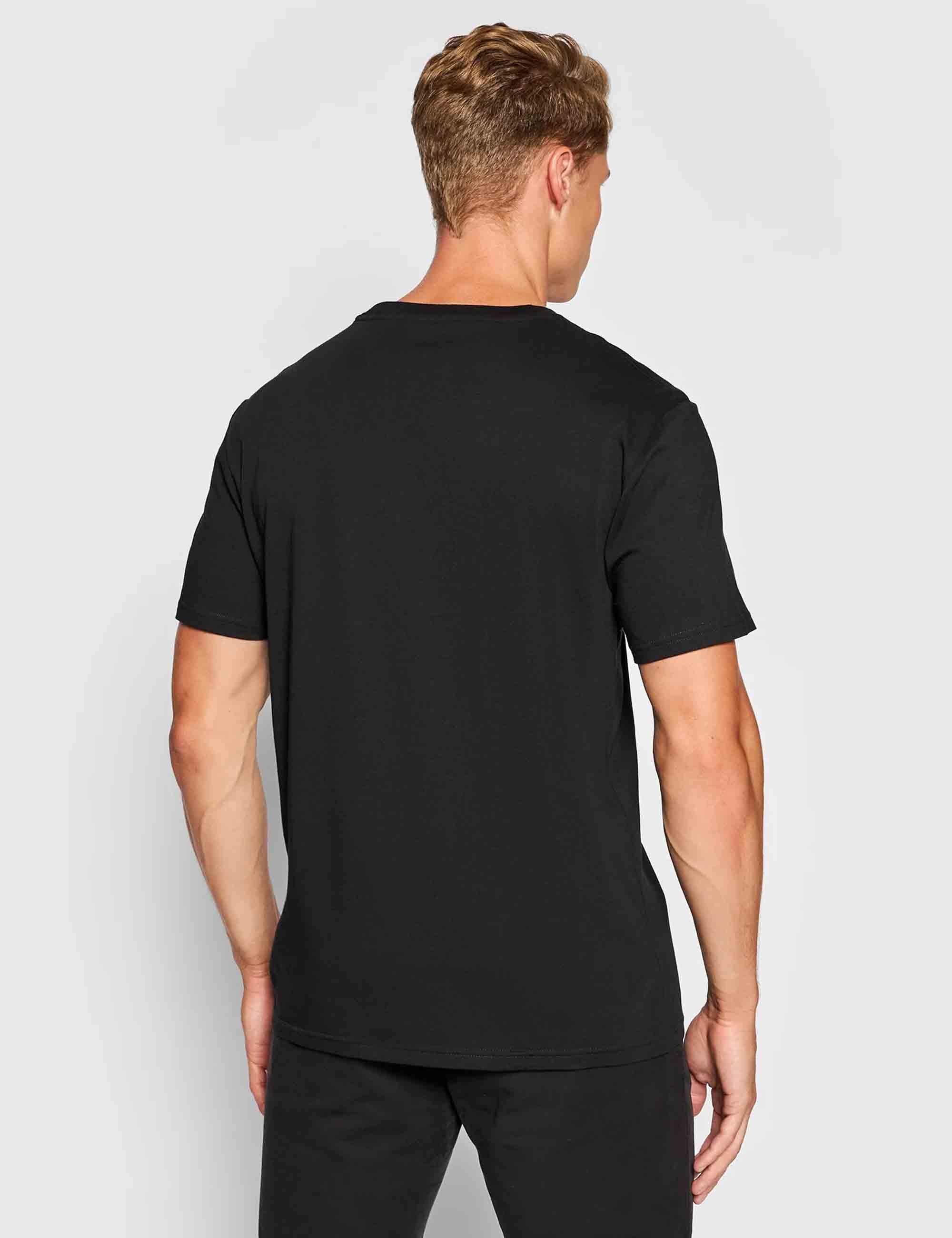 T-shirt uomo Sle in cotone nero con logo ricamato 714844756001 POLO BLACK Polo Ralph Lauren 