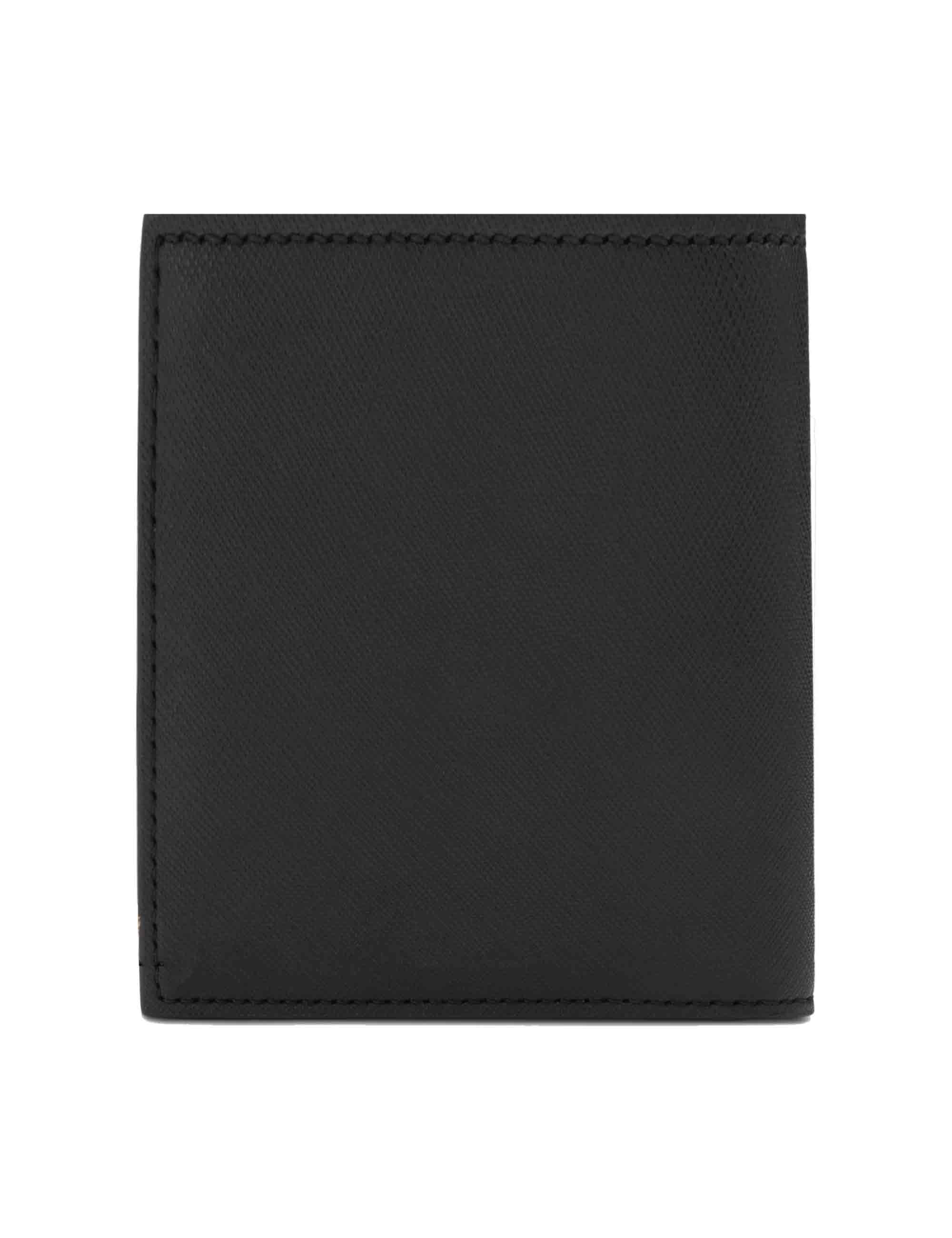 Portatessere uomo verticali trifold in pelle Saffiano nera  11 carte HBPU00010M 001 Hugo Boss 