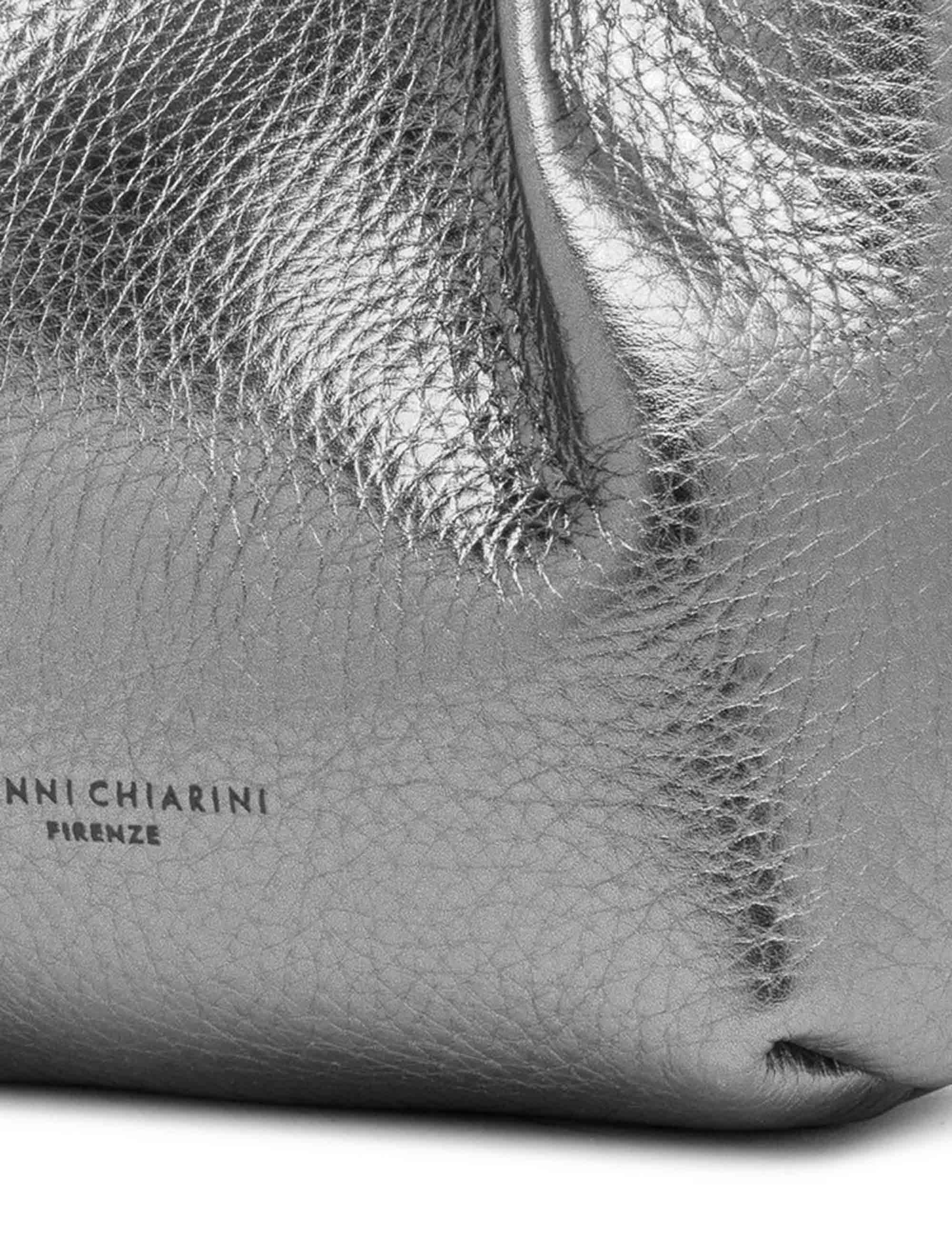 Borse donna Dua in pelle argento BS9718 14205 RNGDBL Gianni Chiarini 