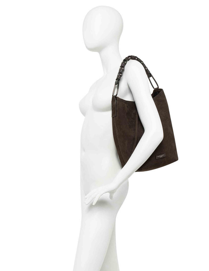 Borse donna Eliana in camoscio testa di moro BS11841 2107 NBK-TKL Gianni Chiarini 