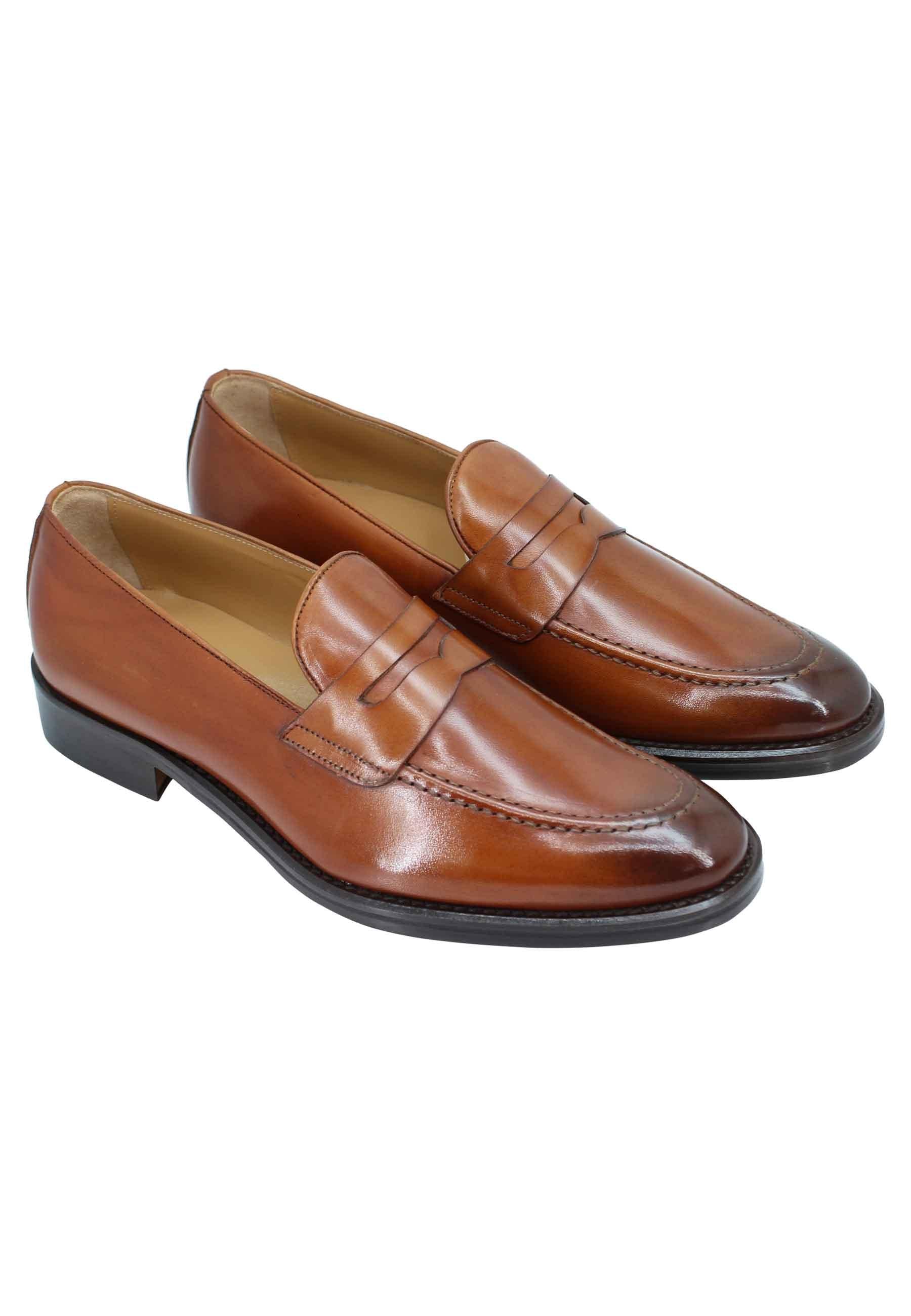 Mocassini Uomo Spatarella Uomo 101 014 - Pelle Cuoio