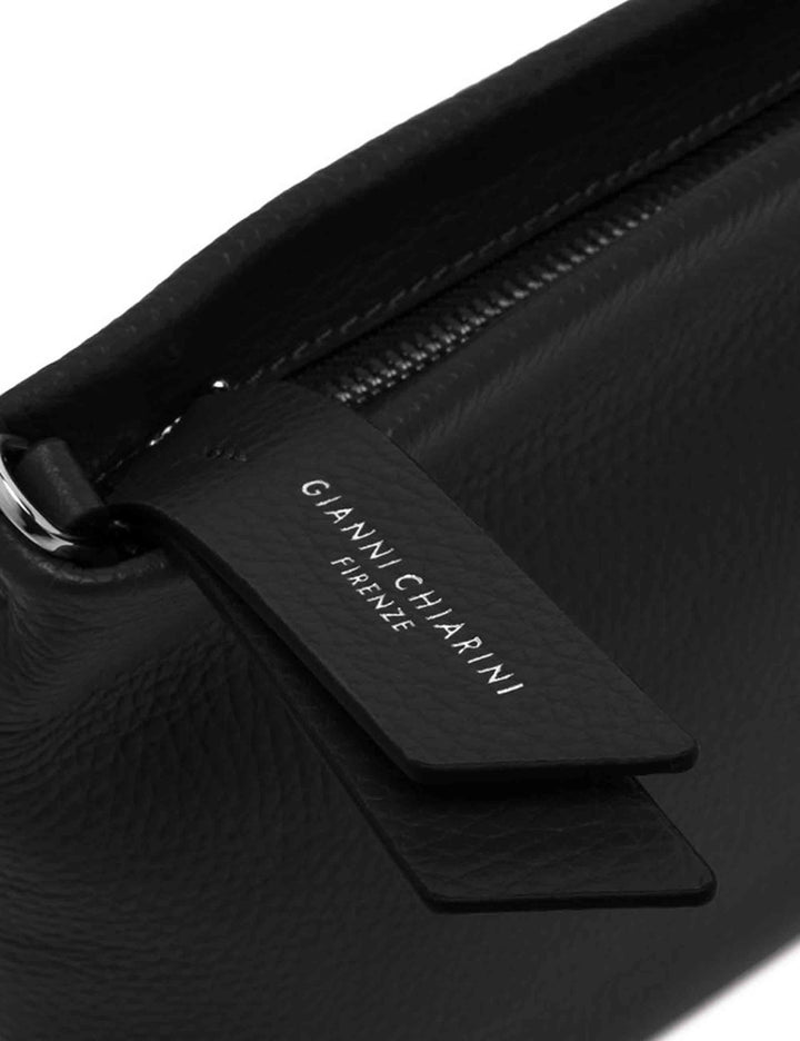 Borse donna Branda in pelle nera con catena e tracolla in pelle removibile BS8265 001 GRN-EM Gianni Chiarini 