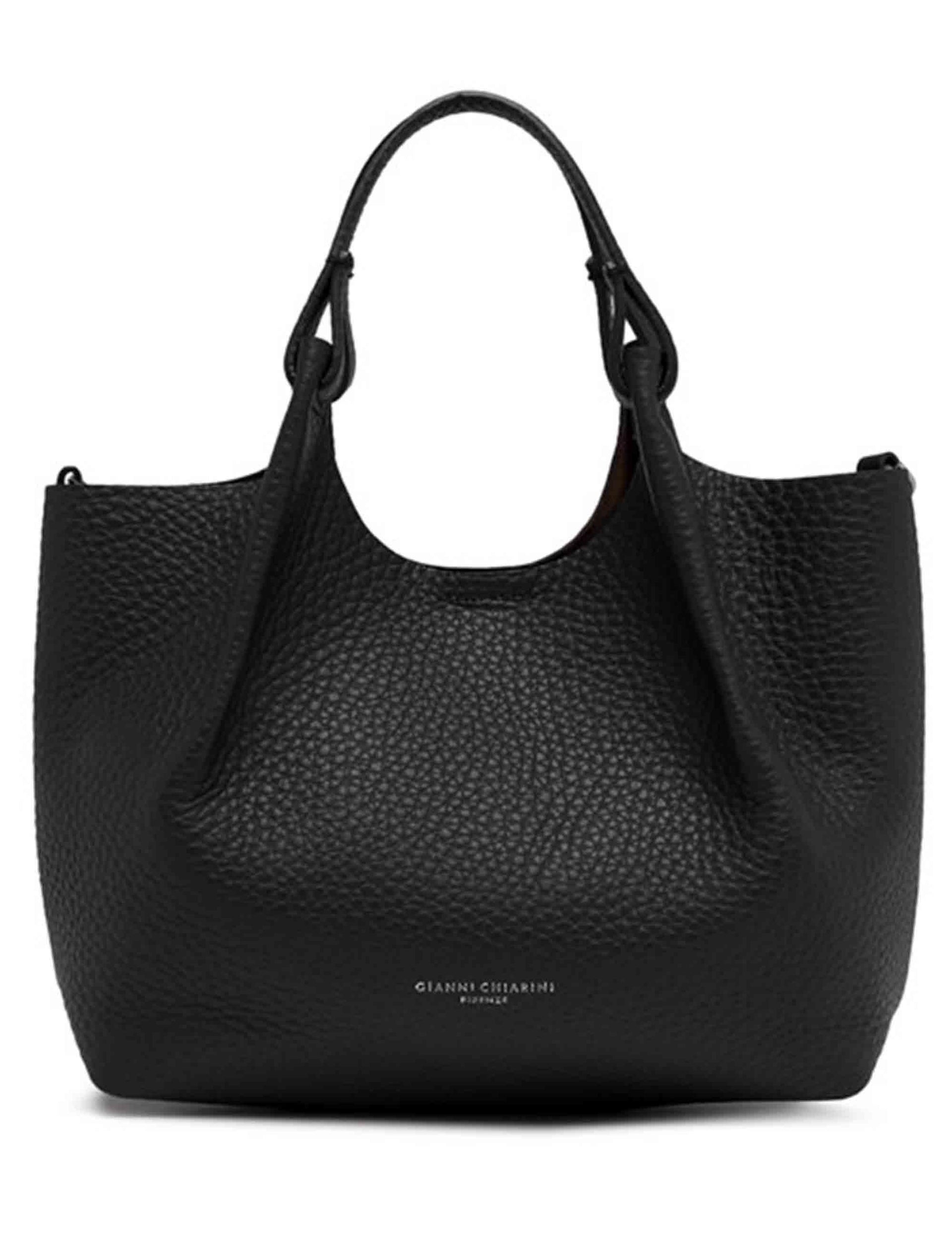 Borse donna Dua in pelle martellata nera BS9719 12565 RNGDBL Gianni Chiarini 