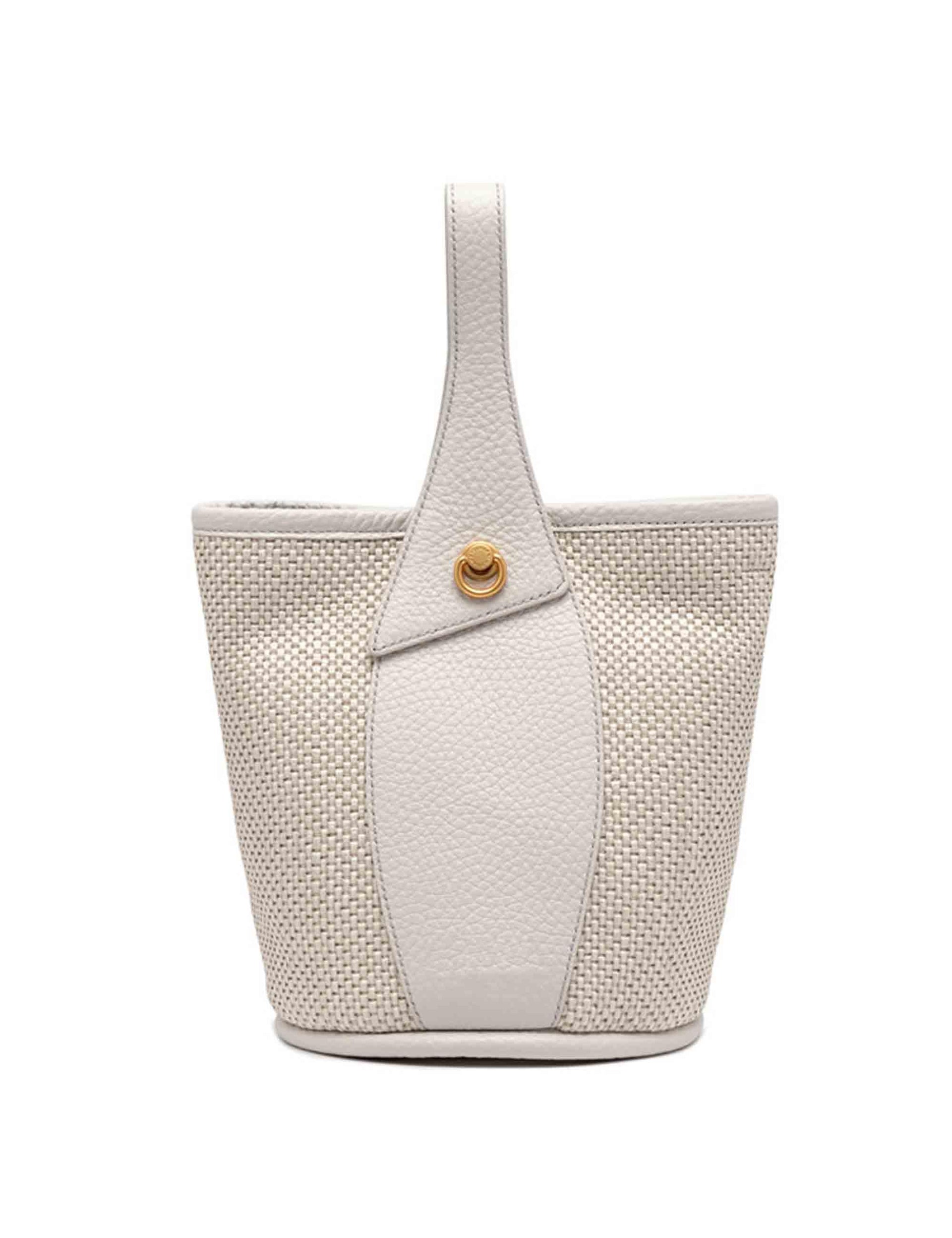 Borse donna Ester in tessuto e pelle beige BS11380 211 CST-TKL Gianni Chiarini 