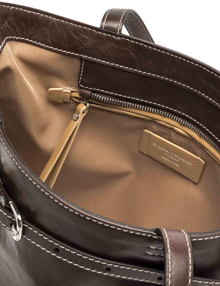 Borse donna Astrid in pelle testa di moro BS11542 2107 INTY Gianni Chiarini 