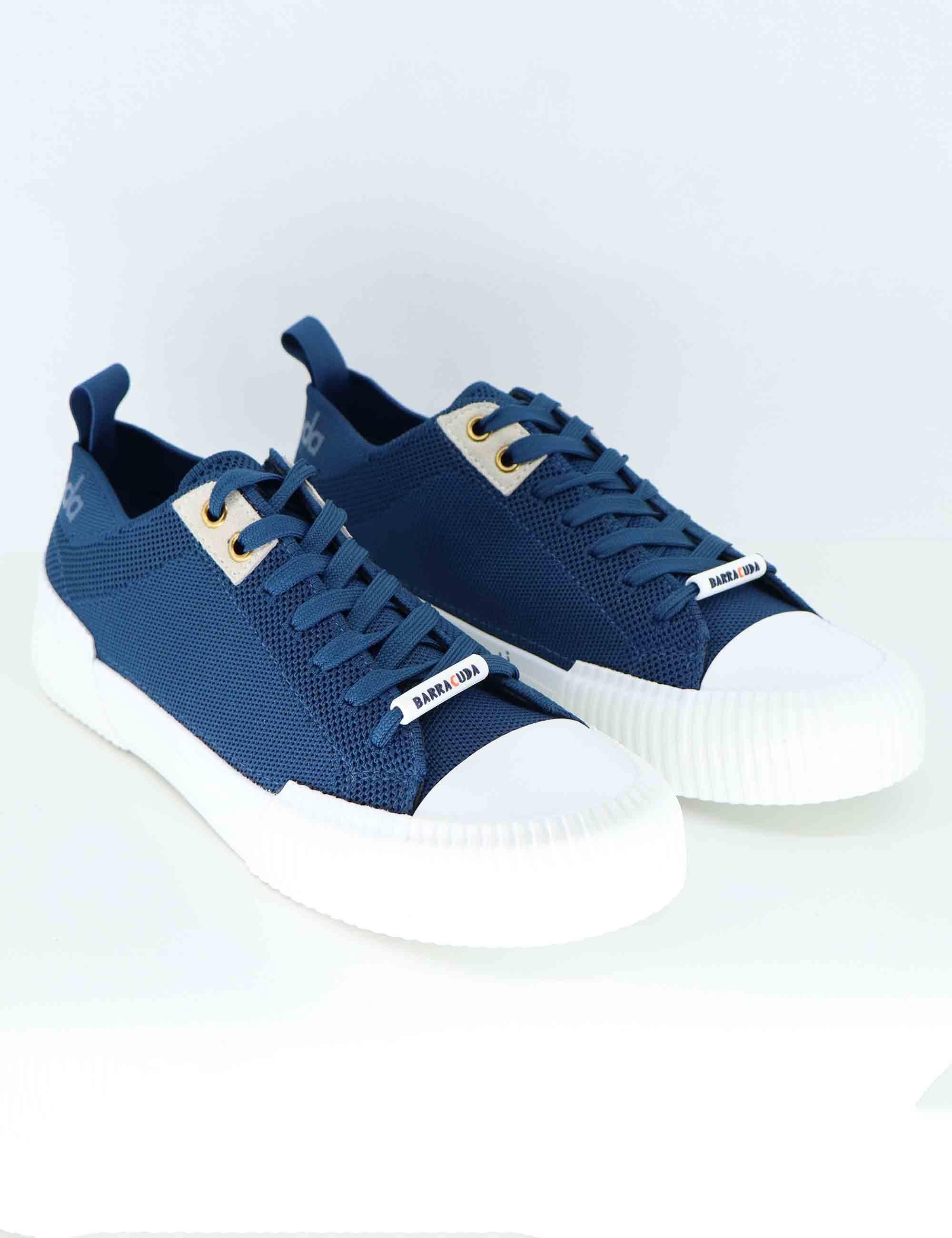 Sneakers uomo in tessuto blu BU3535 B00VSV72O25Q Barracuda 