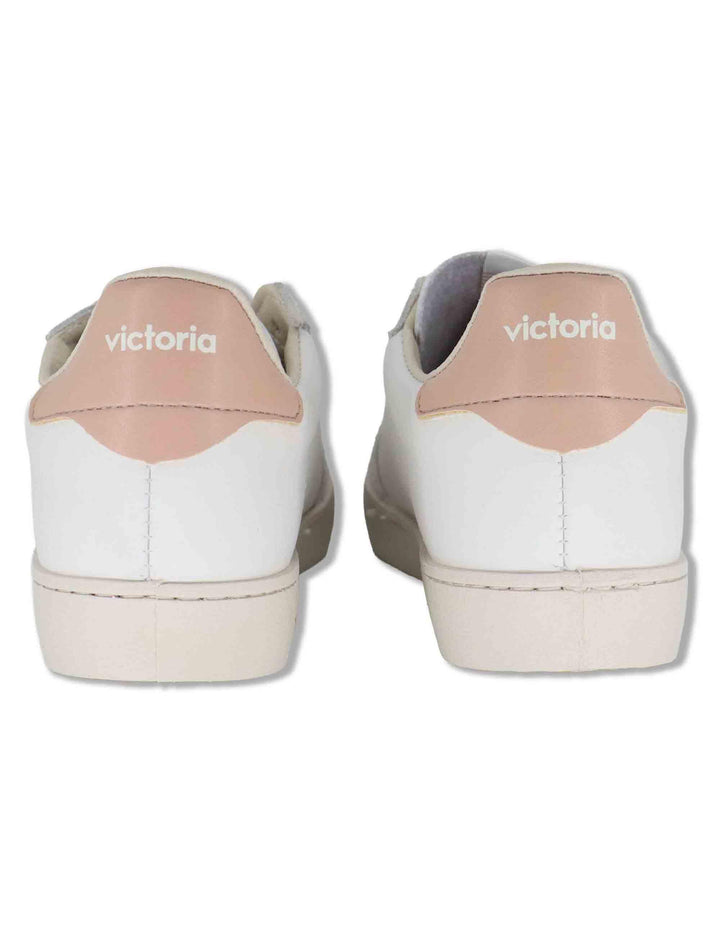 Sneakers donna Berlin in pelle bianca e nude 1126184 497_Cuarzo Victoria 