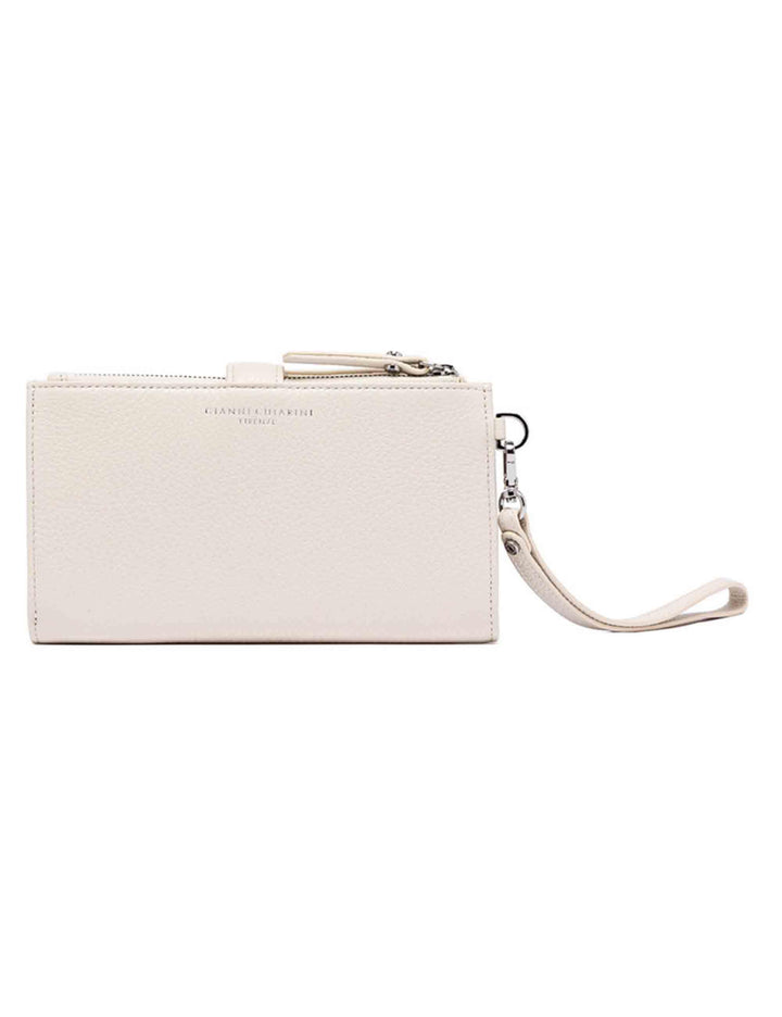 Portafogli donna in pelle panna con bracciale PFWBW13754 3890 GRN Gianni Chiarini 
