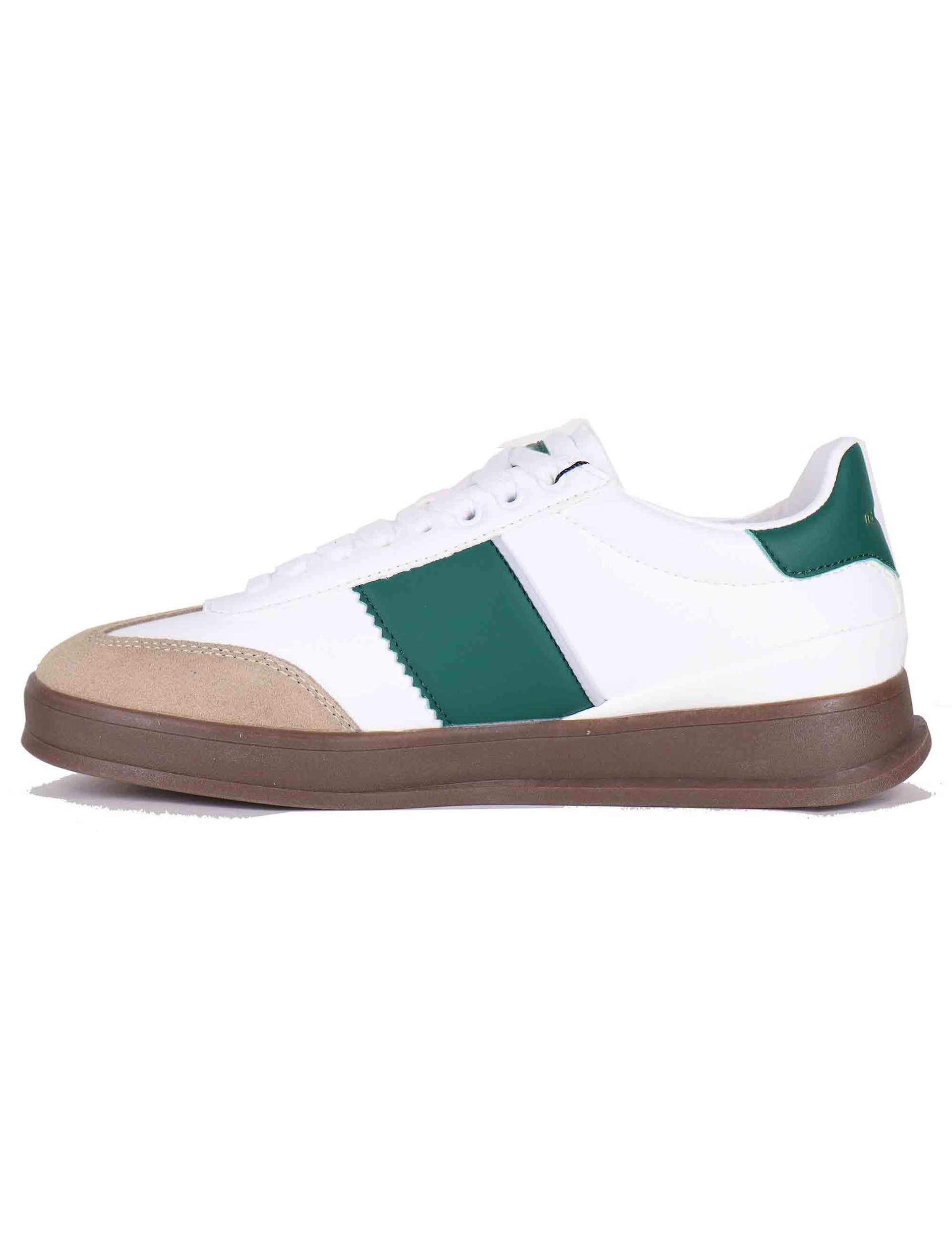 Sneakers uomo in eco pelle bianca CAMPY001M GRE01 U.S. Polo Assn. 