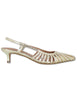 Slingback Zin in pelle laminata oro Donna 774Z94HG 04-ORO
