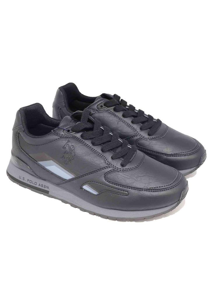 Sneakers uomo in eco pelle nero TABRY006 BLK U.S. Polo Assn. 