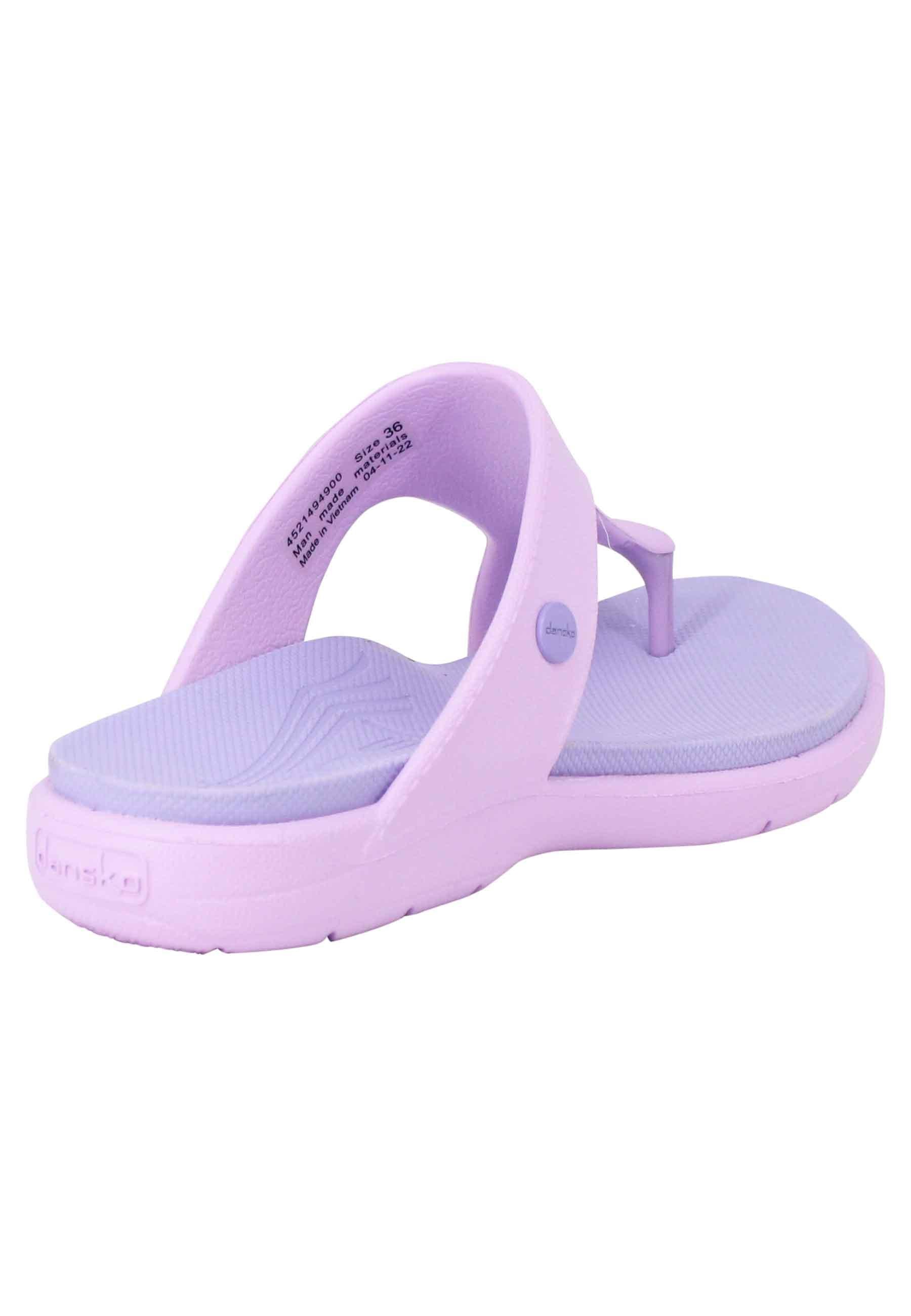Sandali infradito donna in gomma lilla Krystal 4521-494900 Dansko 