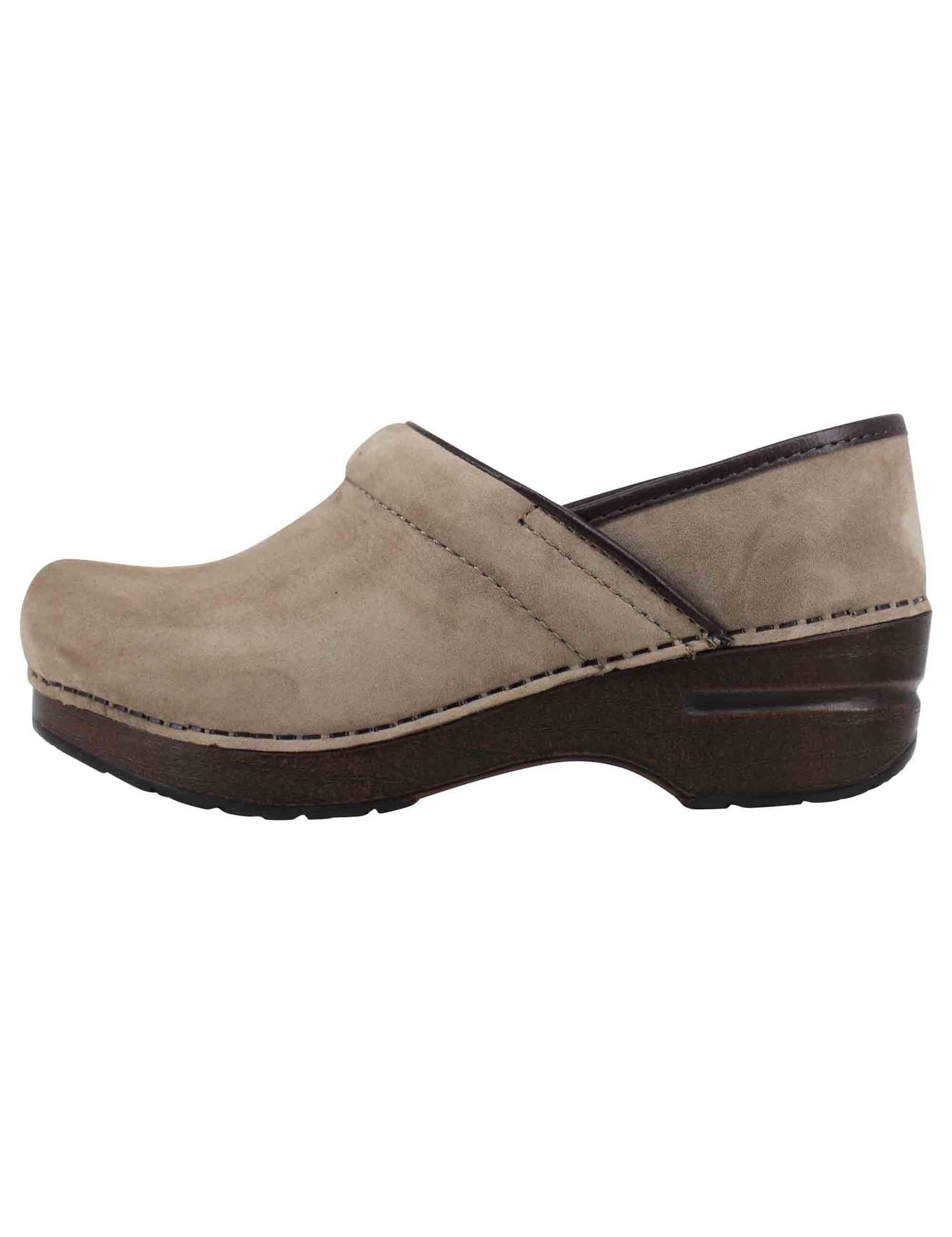 Clogs donna Professional in nabuk taupe PROFESSIONAL 106-167878 Dansko 