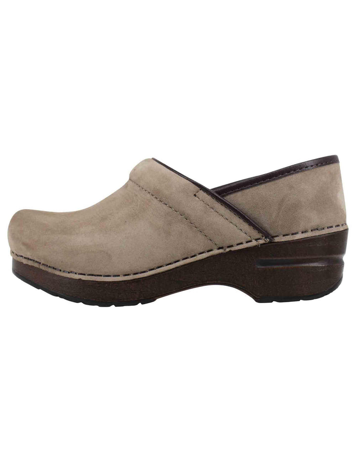 Clogs donna Professional in nabuk taupe PROFESSIONAL 106-167878 Dansko 