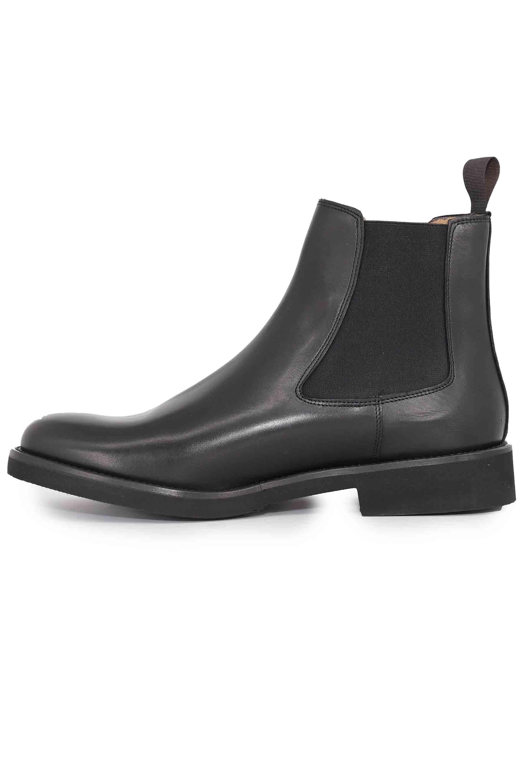 Stivaletti chelsea boot uomo in pelle nera con suola ultra leggera SP2321 001 Spatarella 
