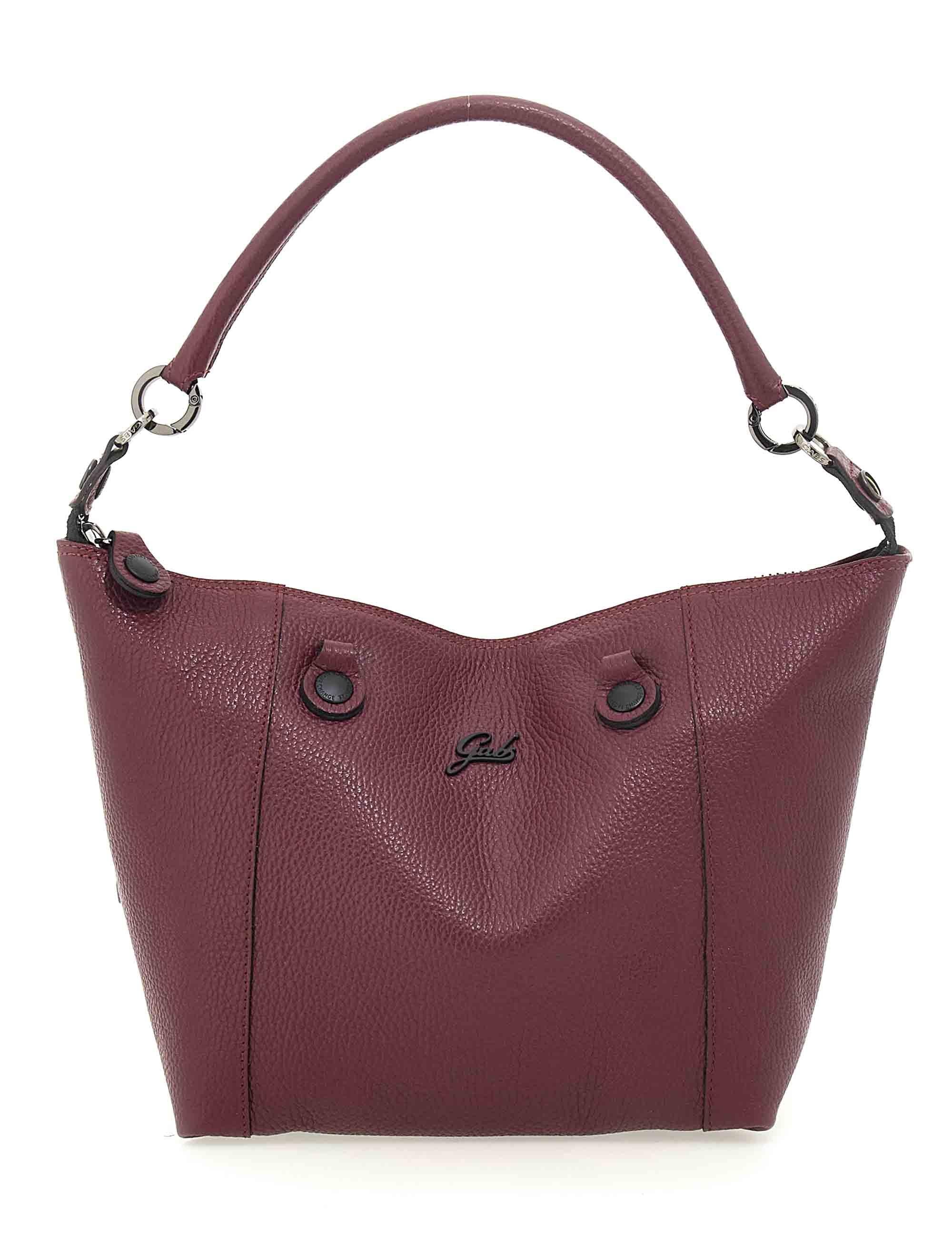 Borse donna Shopping trasformabili G3 PLUS L in pelle bordeaux G000033T3 X2428 C4019 Gabs 