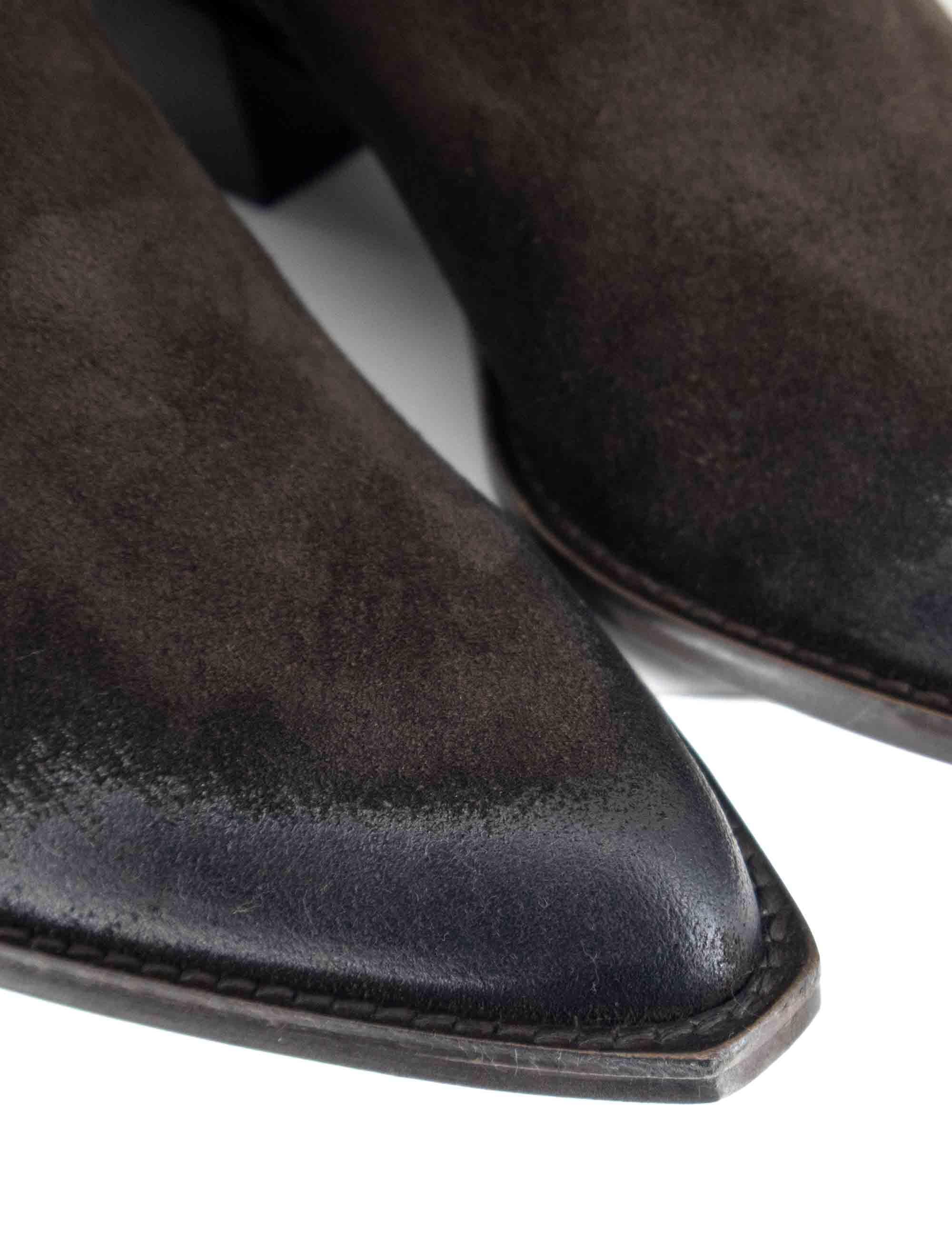 Stivaletti texani donna in costa marrone con punta a punta GOLD 1 014 Tattoo 