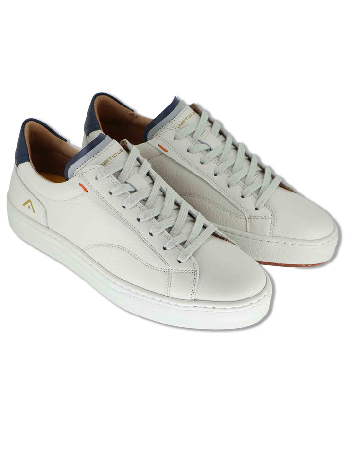 Sneakers uomo Anopolis in pelle beige con suola in gomma leggera 11218 7333AM Ambitious 