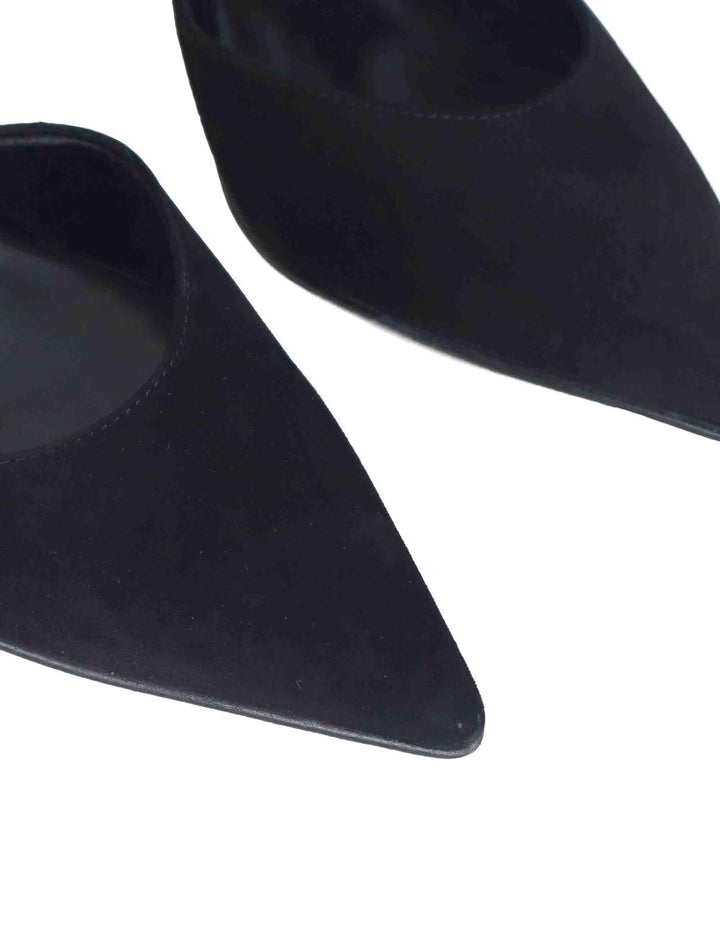 Decollete donna Mary Jane in camoscio nero con cinturino obliquo tacco alto A102 001 Tattoo 