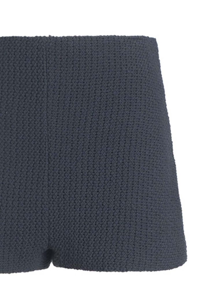 Shorts donna a culotte in tessuto elasticizzato grigio THE VOGUE JUTA 001 Nineminutes 