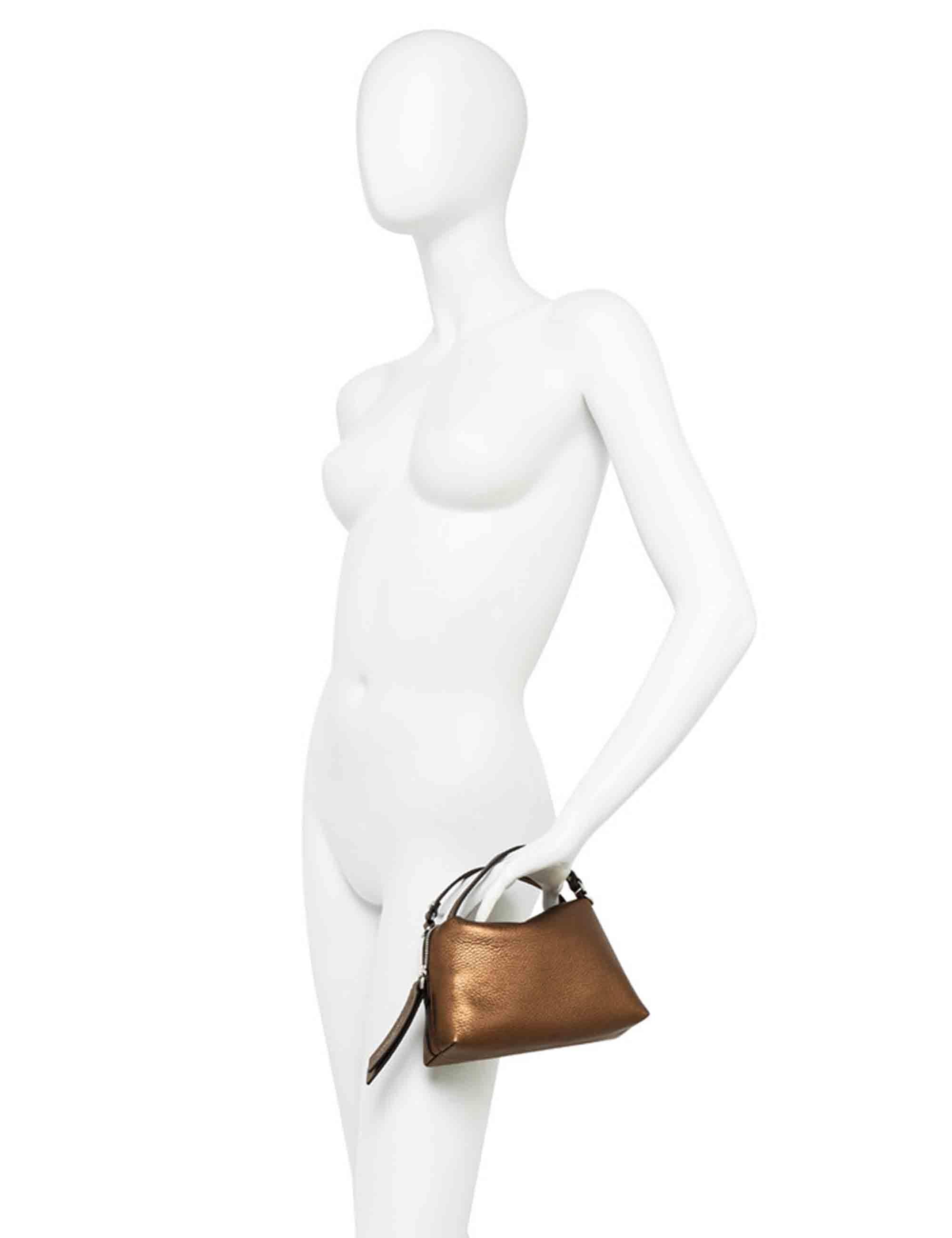 Gianni Chiarini Borse donna Alifa in pelle martellata bronzo BS8145 14167 COMMGRNLM Gianni Chiarini 
