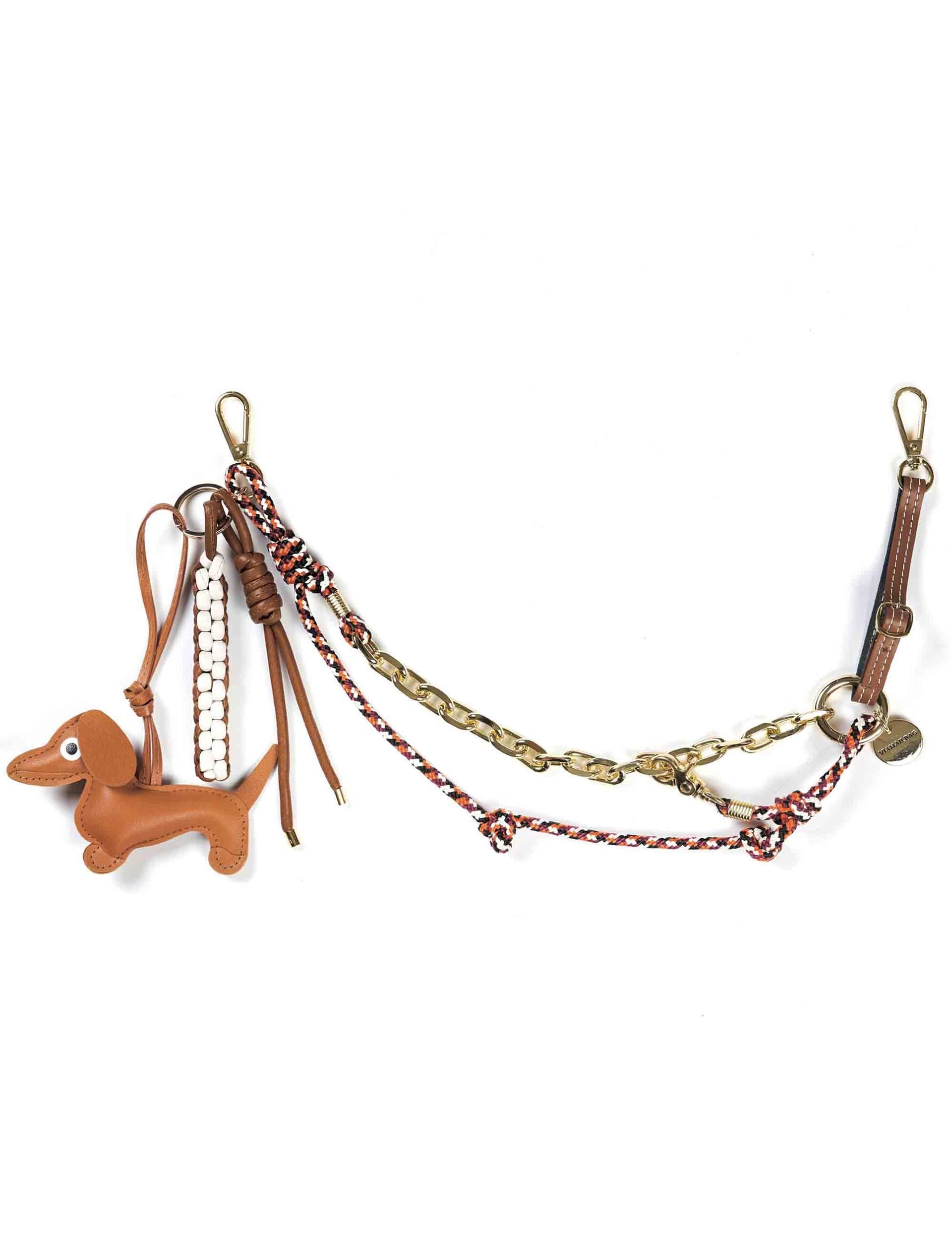 Charms per borse in finitura oro con decori BAG CHARM01 H02 Via Mail Bag 