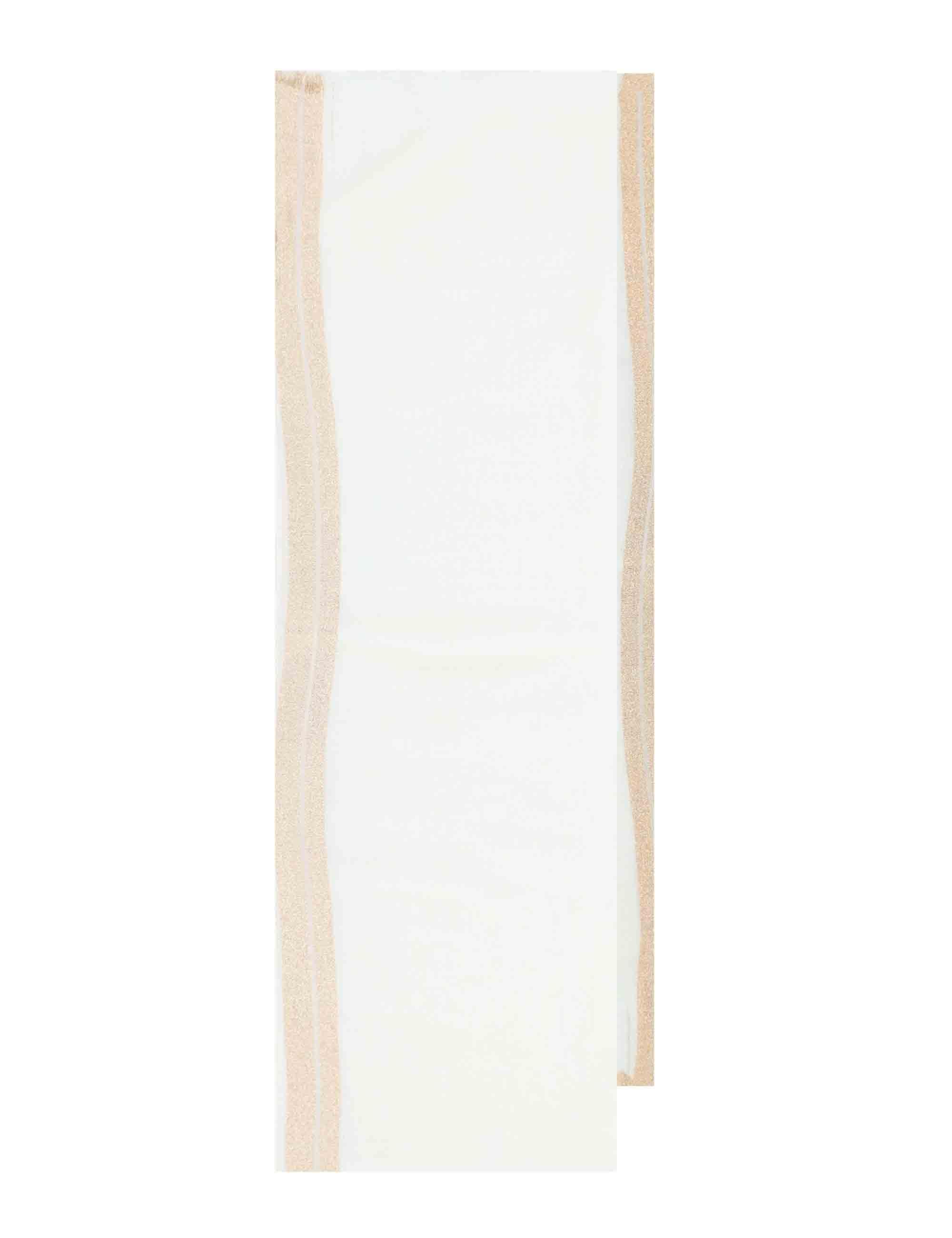 Foulard donna Cimosa in modal bianco con riporti oro 60250046 0000 Pyaar 