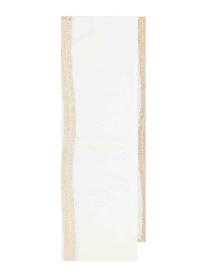 Foulard donna Cimosa in modal bianco con riporti oro 60250046 0000 Pyaar 