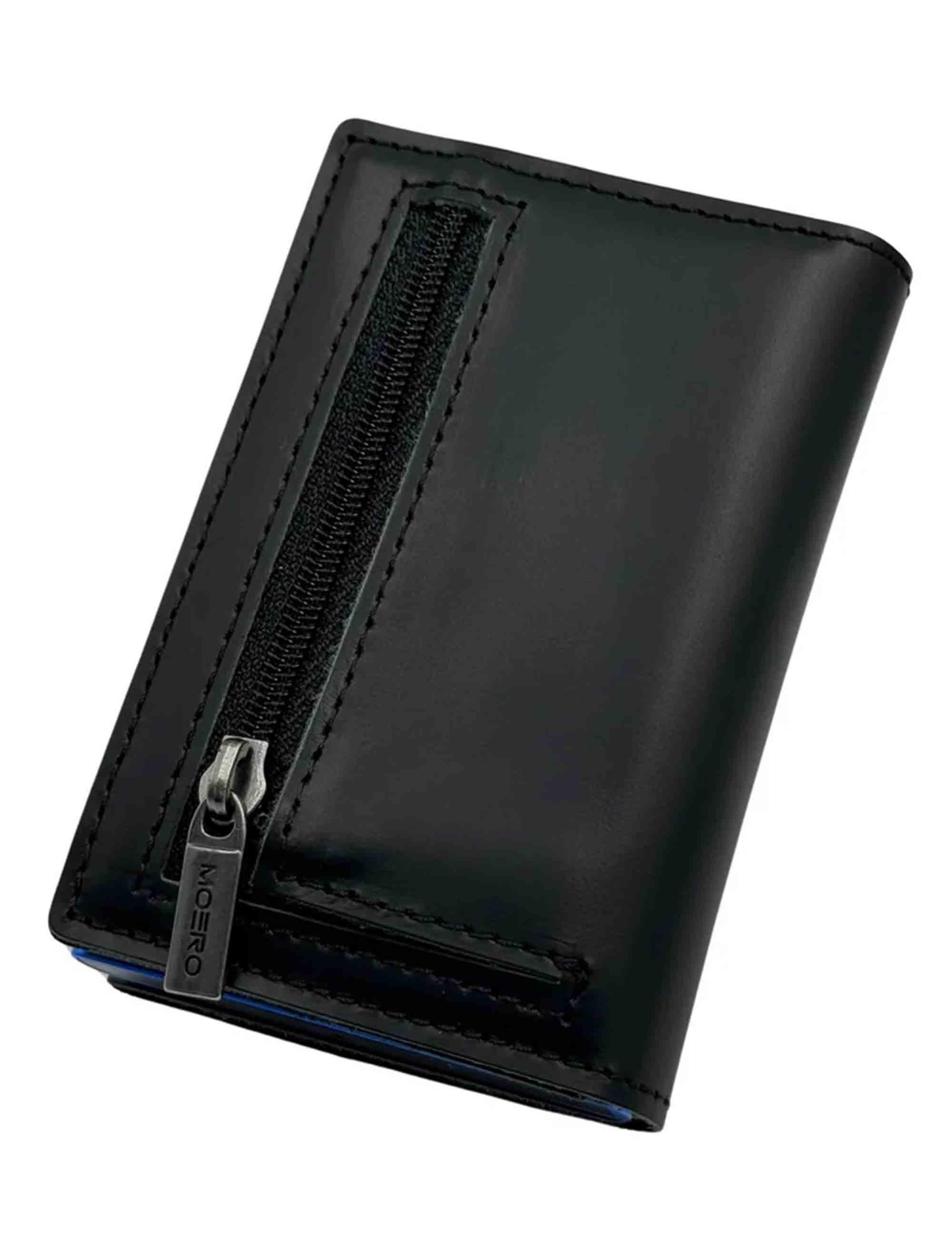 Portafogli uomo Prestige Pro Black Zip con portamonete PRESTIGE PRO ZIP BLACK Moero 