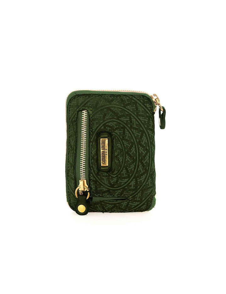 Portafogli donna Nina in pelle verde L009490ND C2559 Caterina Lucchi 