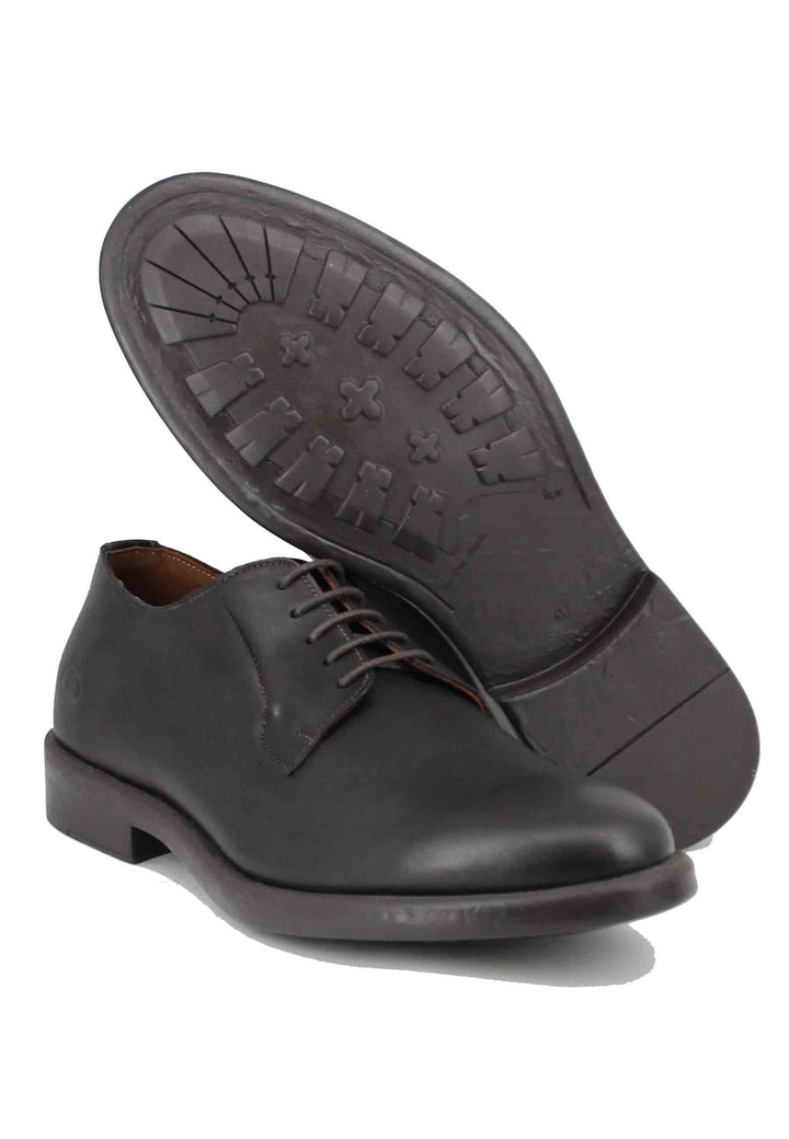 Stringate uomo in pelle marrone con fondo gomma AWARD 6 013 Rogal's 