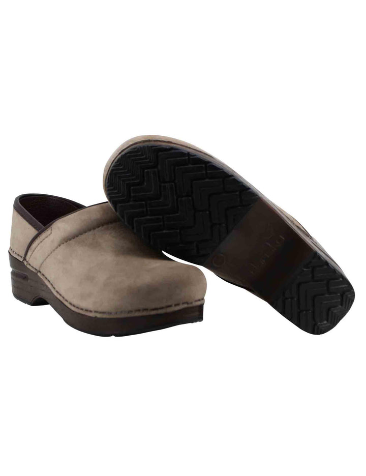 Clogs donna Professional in nabuk taupe PROFESSIONAL 106-167878 Dansko 