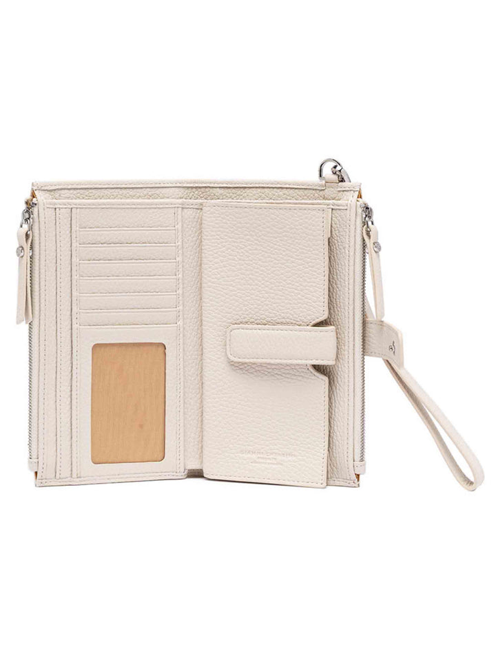 Portafogli donna in pelle panna con bracciale PFWBW13754 3890 GRN Gianni Chiarini 