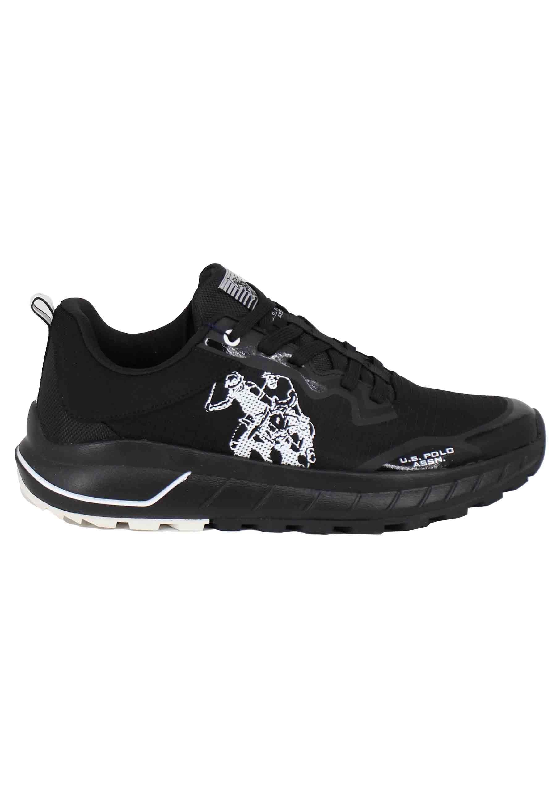 Sneakers uomo in tessuto tecnico nero SETH005 BLK U.S. Polo Assn. 