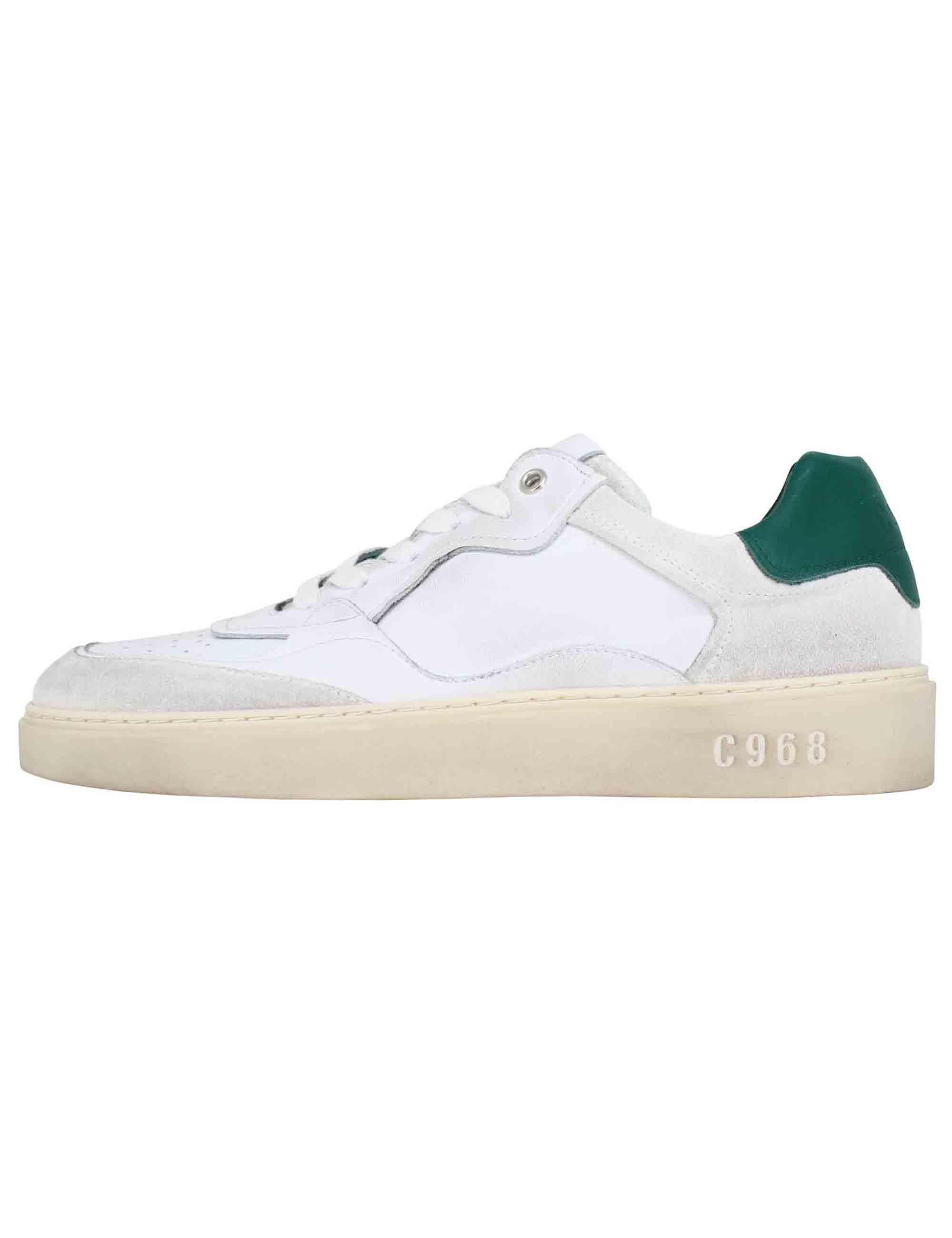 Sneakers uomo in pelle bianca JAMES 100 Corvari C968 