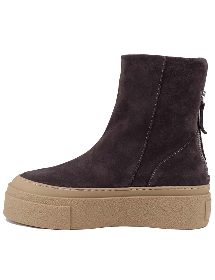 Sneakers donna in camoscio marrone MESA 013 Patrizia Bonfanti 