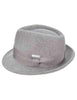 Chapeaux Trillby en laine grise Femme 070378-00000 14
