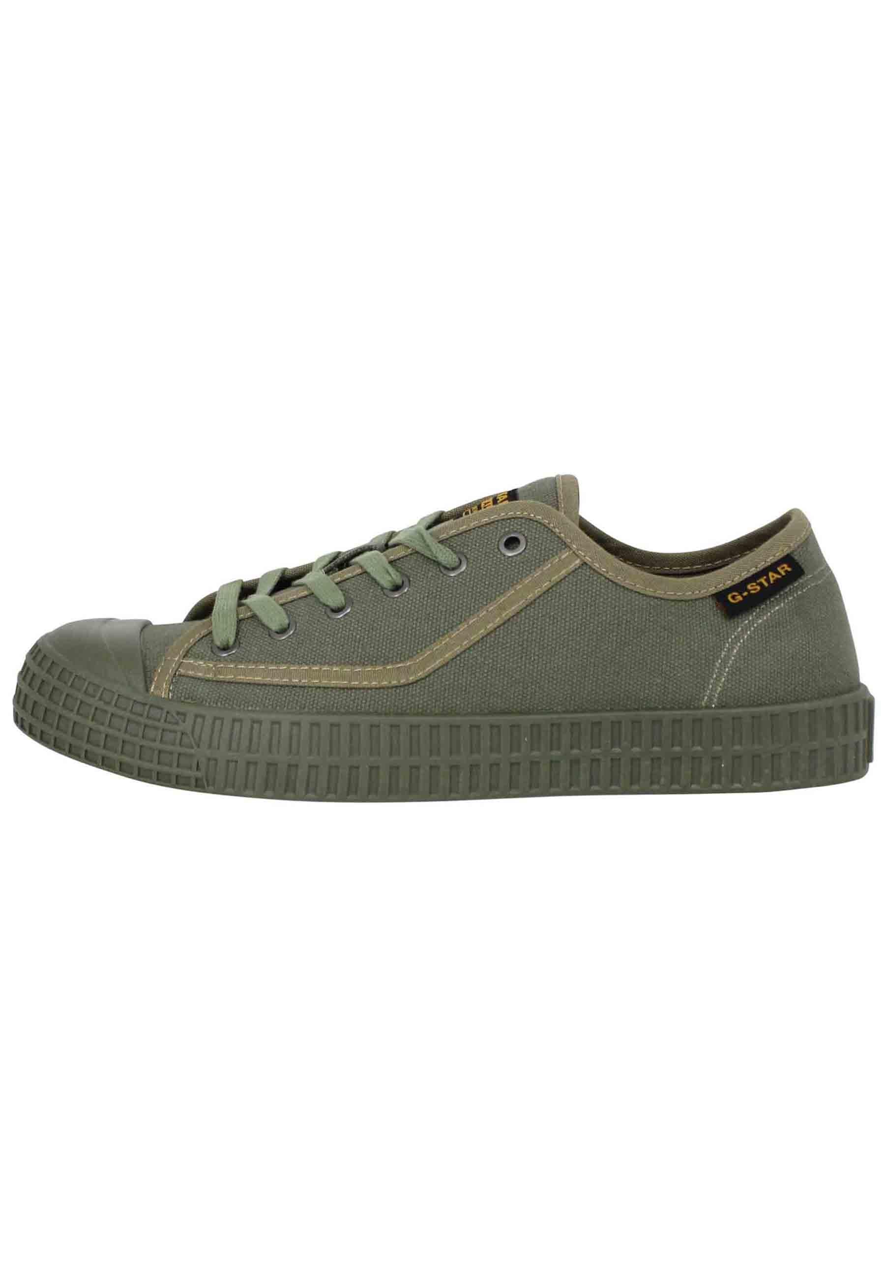 Sneakers uomo Rovulc II in canvas verde 2242 001511 9600 G-Star Raw 