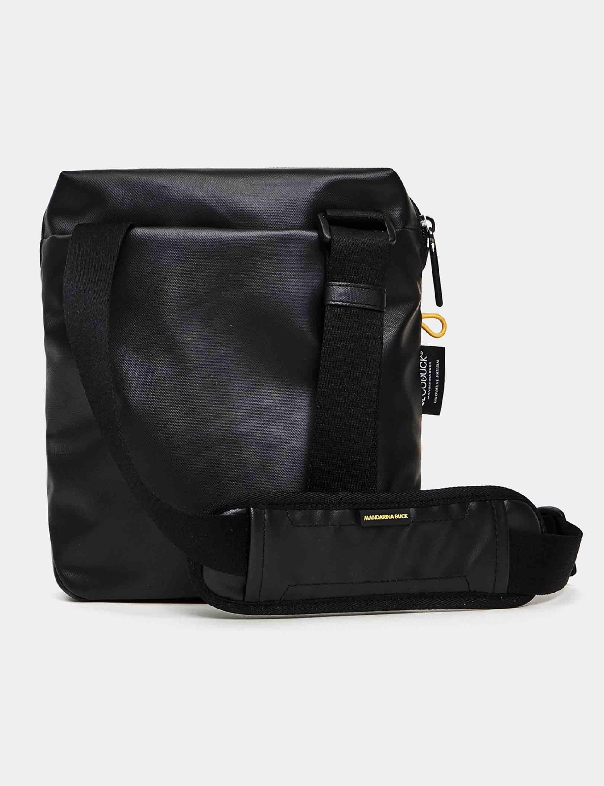 Borselli Eco Coated nero con tracolla 19x23.5x7 Uomo P10OST03 651