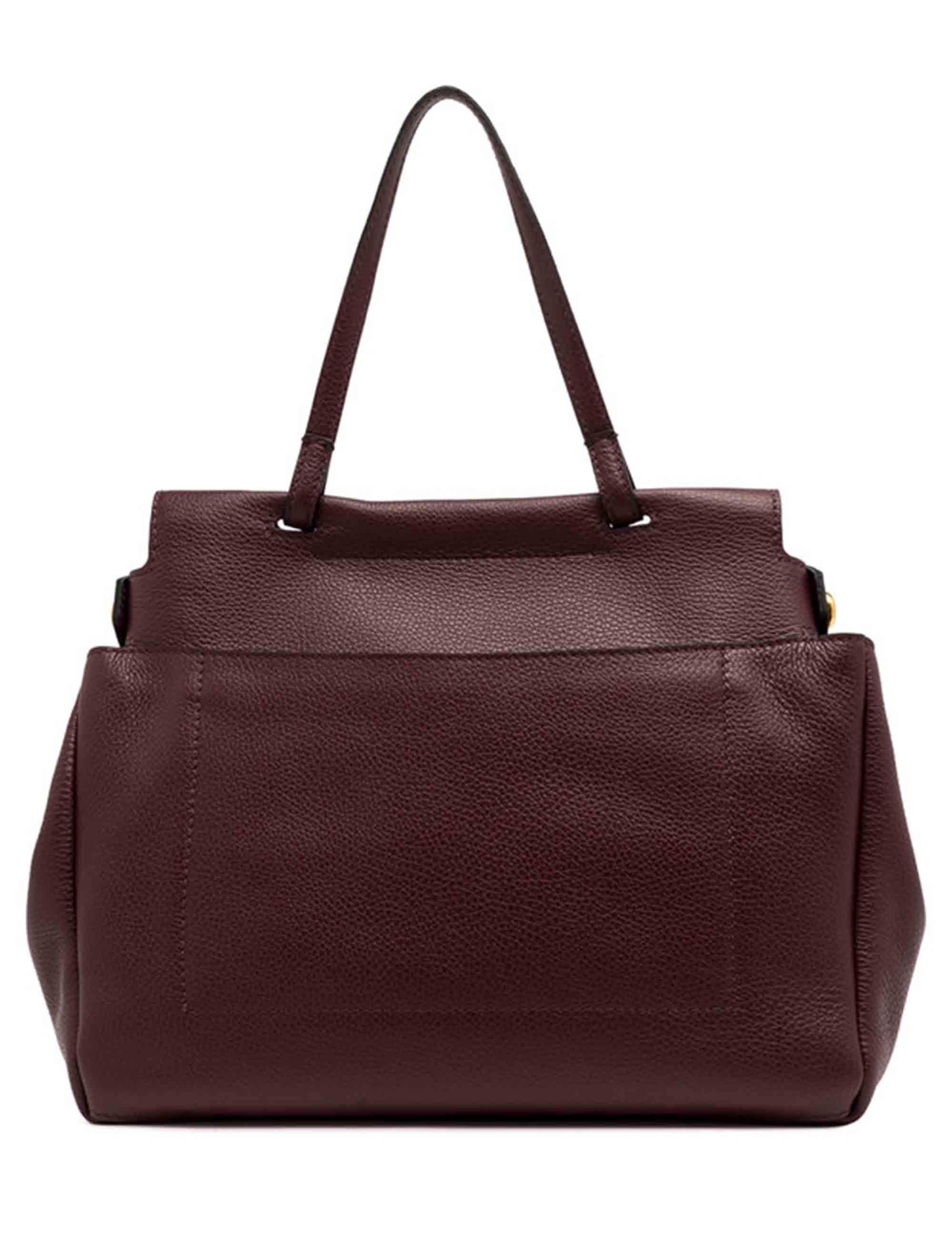 Borse donna Ottavia in pelle bordeaux con manico e tracolla BS11376 14050 GRN Gianni Chiarini 