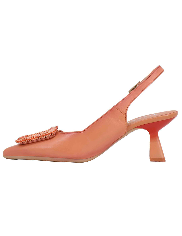 Slingback donna in pelle corallo con accessorio HV253910 C002 Hispanitas 