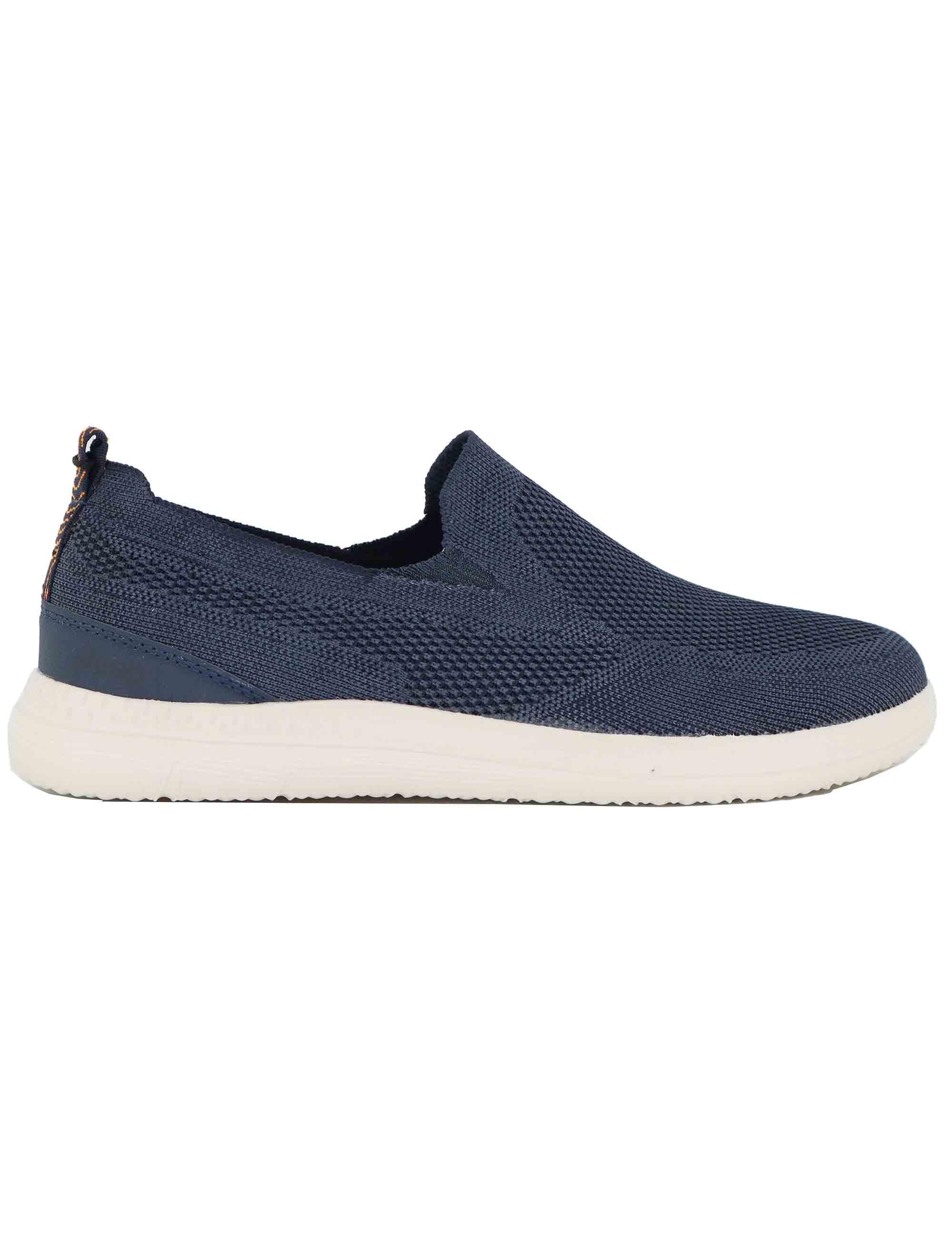 Mocassini uomo Karoo in tessuto elaticizzato blu JM51010A 016 Jeep 