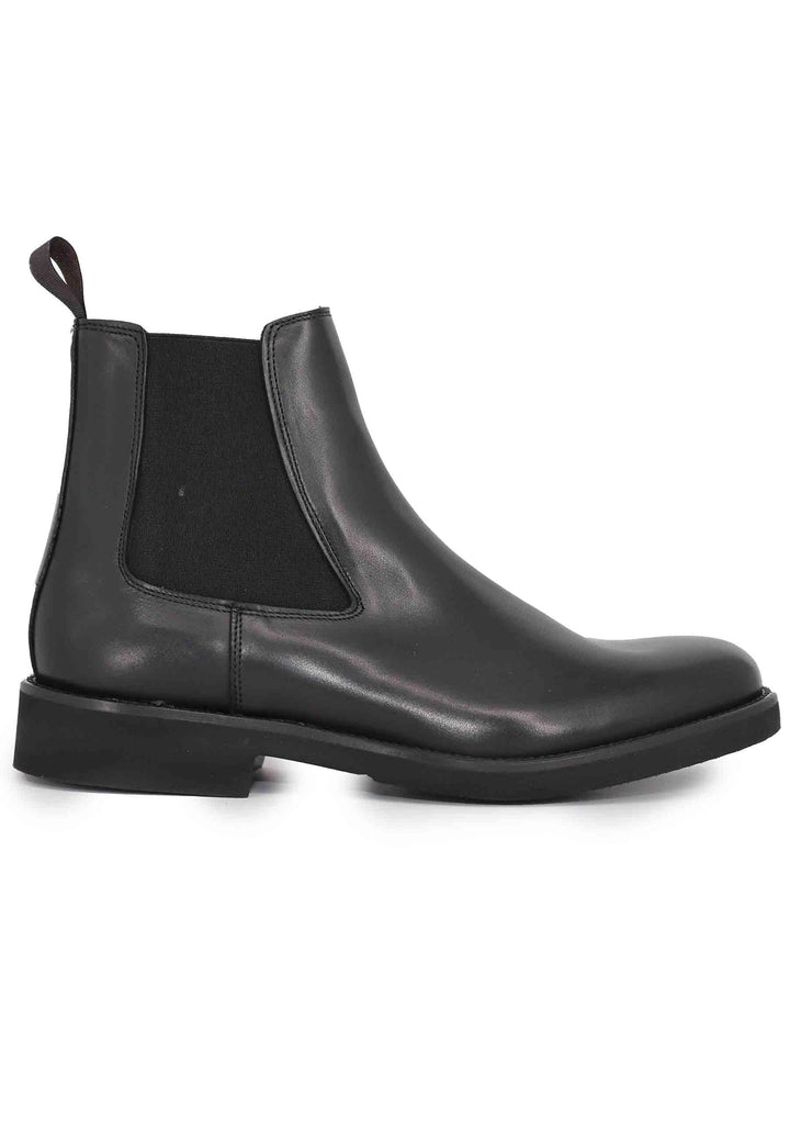 Stivaletti chelsea boot uomo in pelle nera con suola ultra leggera SP2321 001 Spatarella 