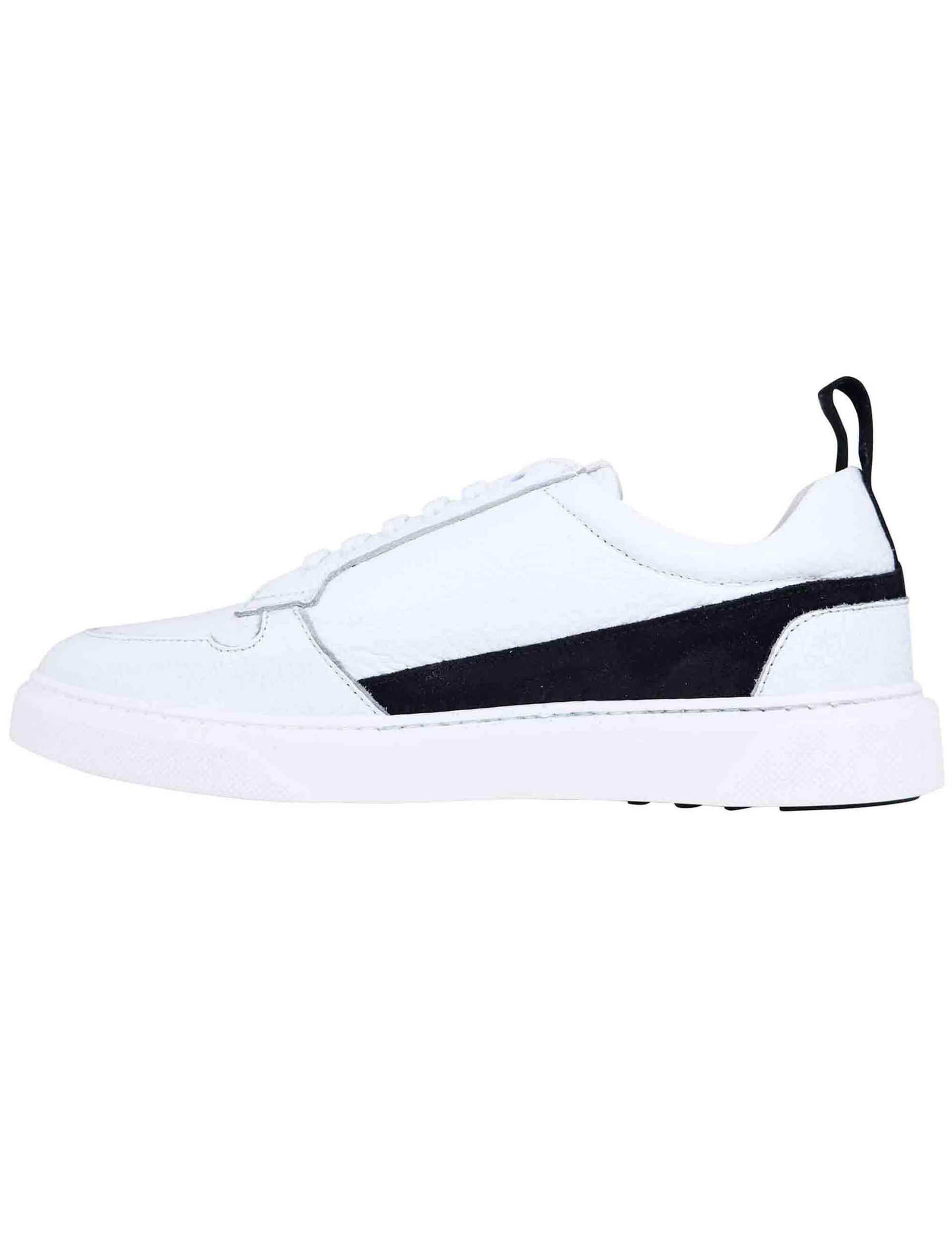 Sneakers uomo in pelle bianca SP144 001 Spark for Spatarella 
