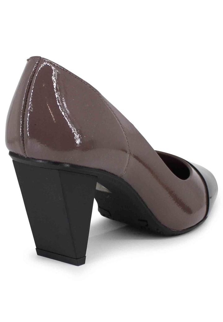 Decollete donna a in vernice grigia 7372 022 Ras 
