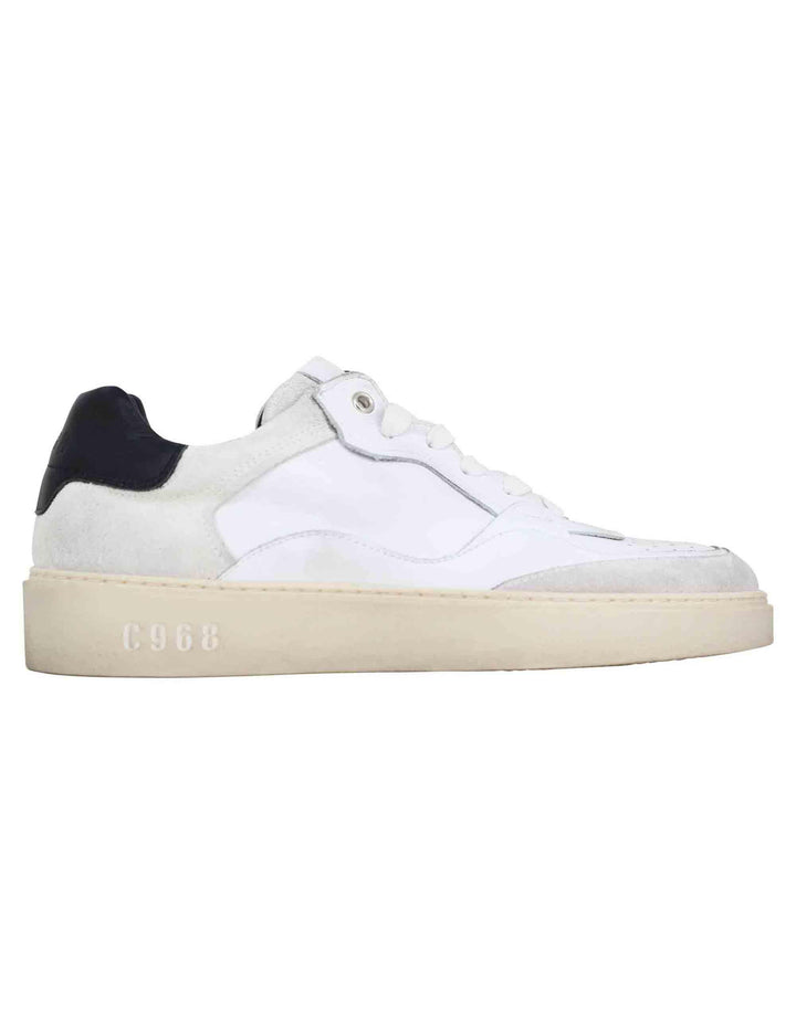 Sneakers uomo in pelle bianca JAMES 101 Corvari C968 