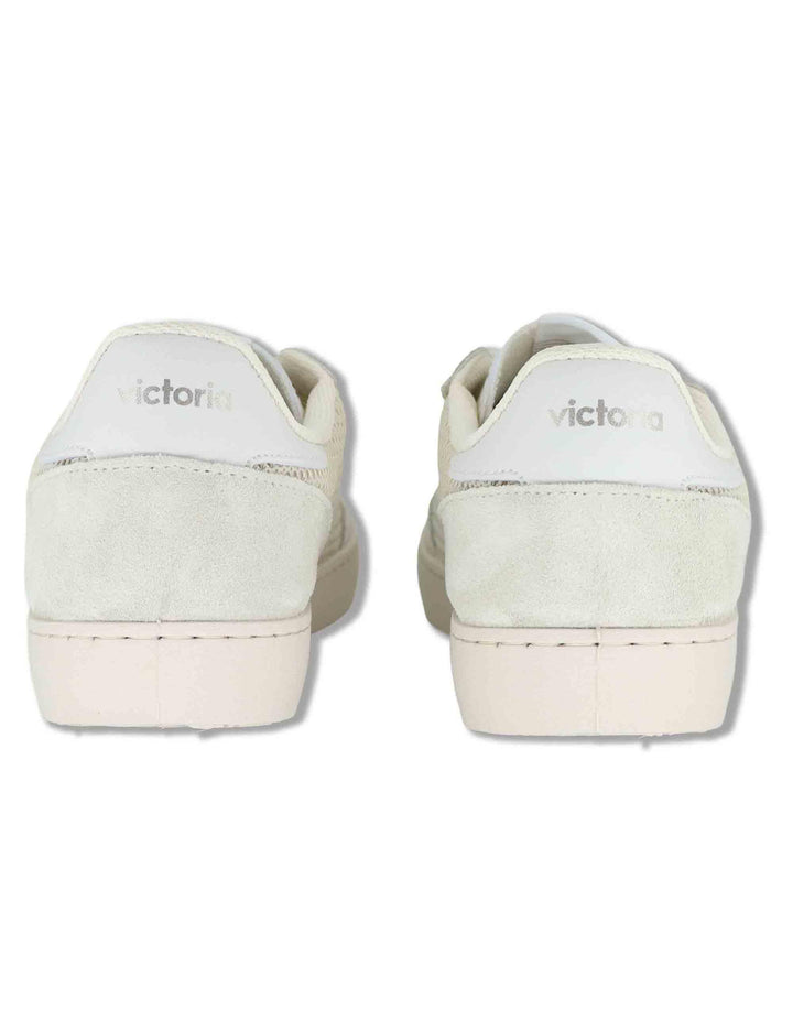 Sneakers donna Berlin in pelle e tessuto forato beige 1126231 80_Beige Victoria 