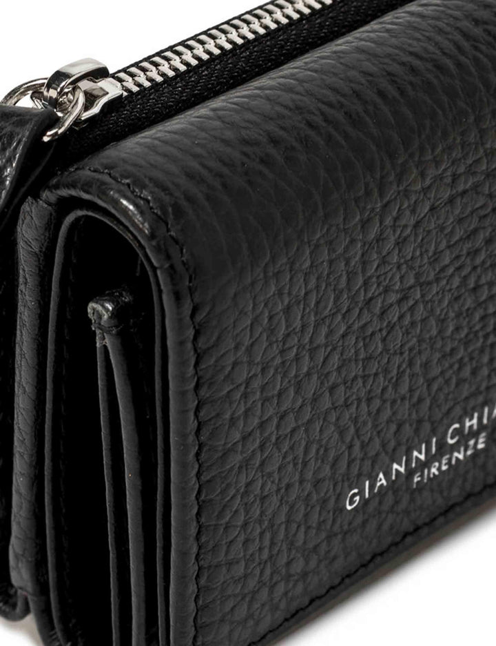 Portafogli donna Wallets Grain in pelle nera PFW5065 001 GRN Gianni Chiarini 