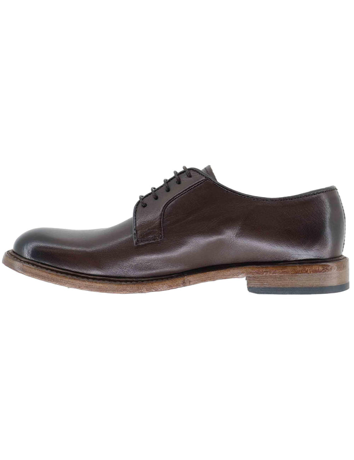 Stringate uomo in pelle marrone SP6436 014 Spatarella 