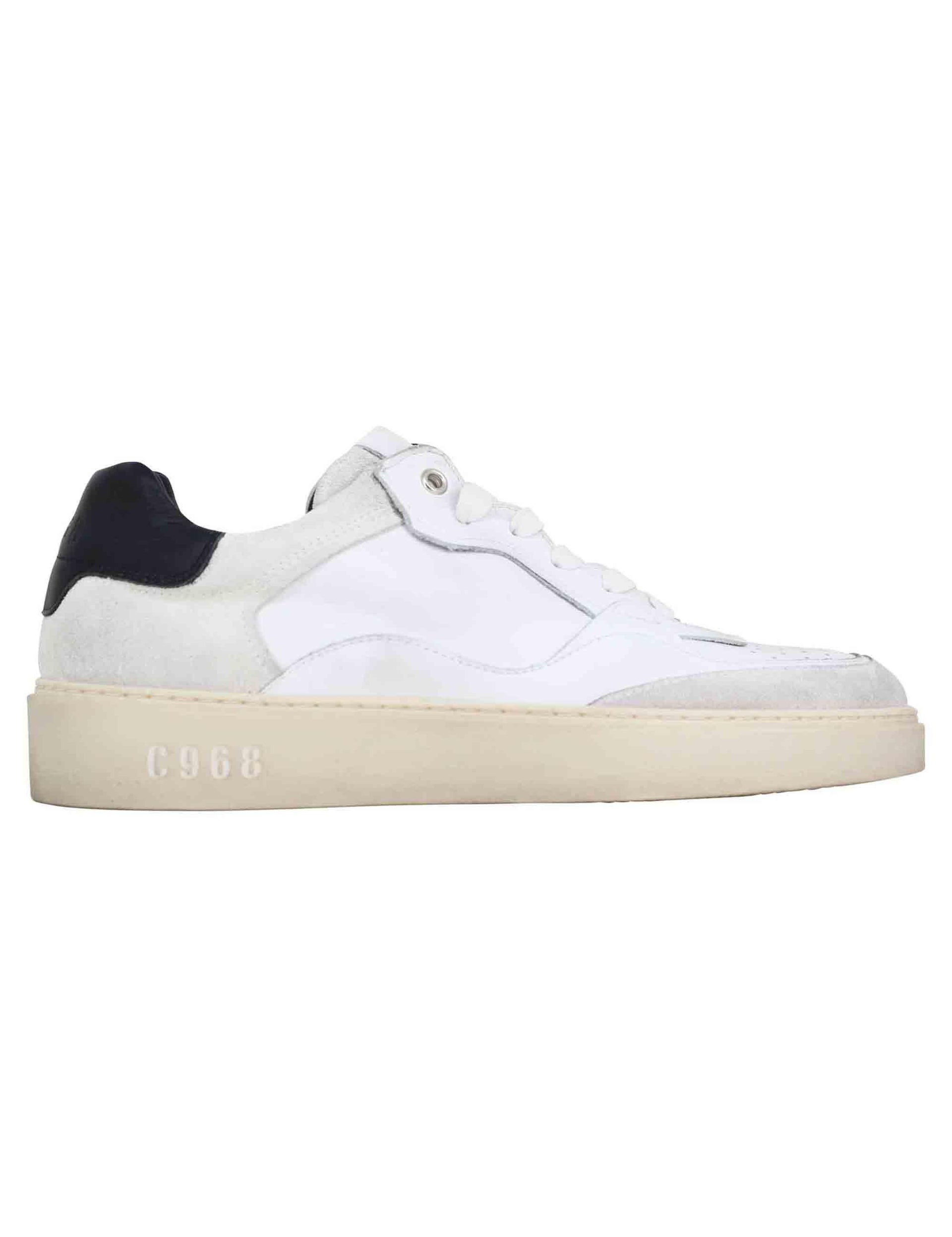 Sneakers uomo in pelle bianca JAMES 101 Corvari C968 